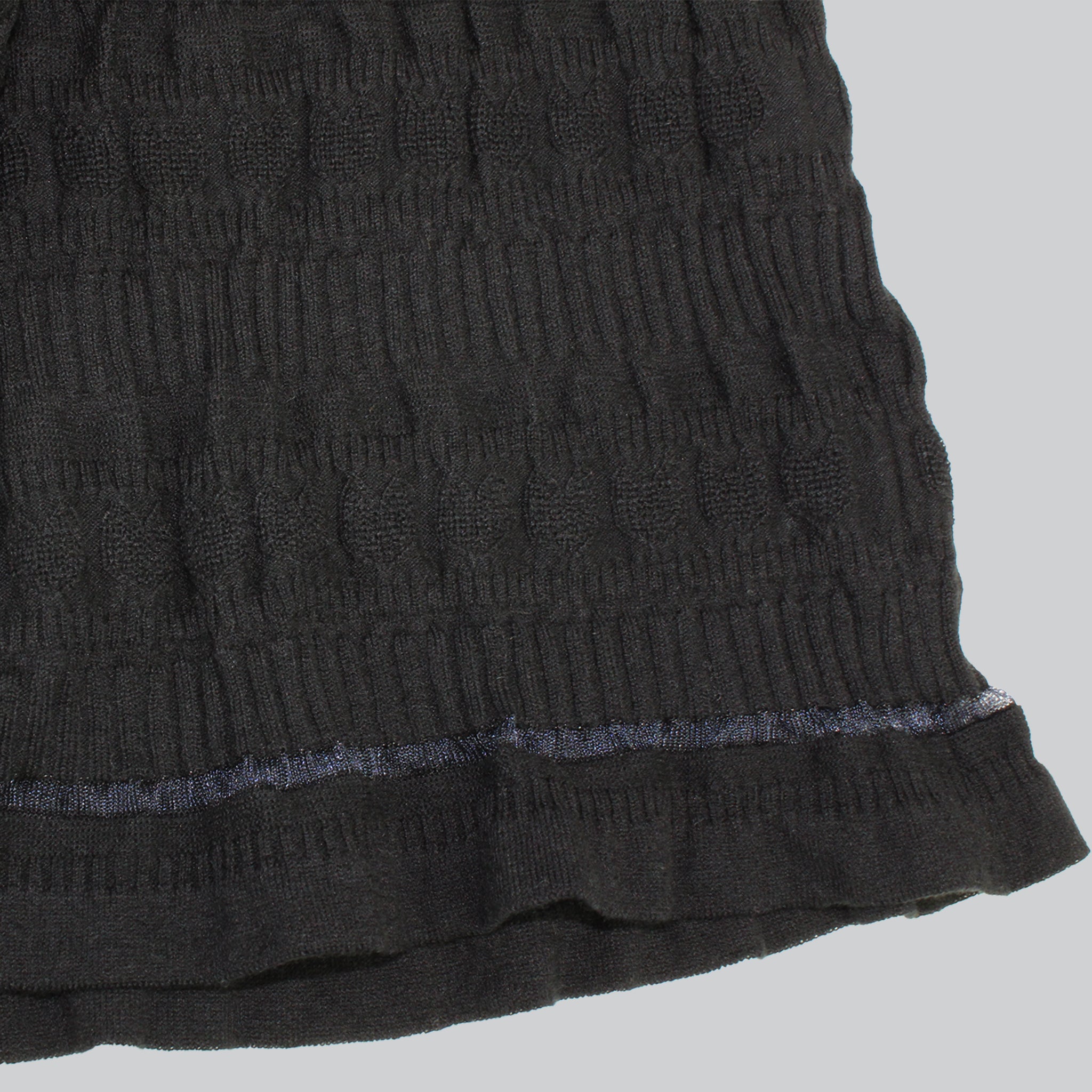 【NYANDER KNIT/ニャンダーニット】   CAT RIB WRAP SKIRT