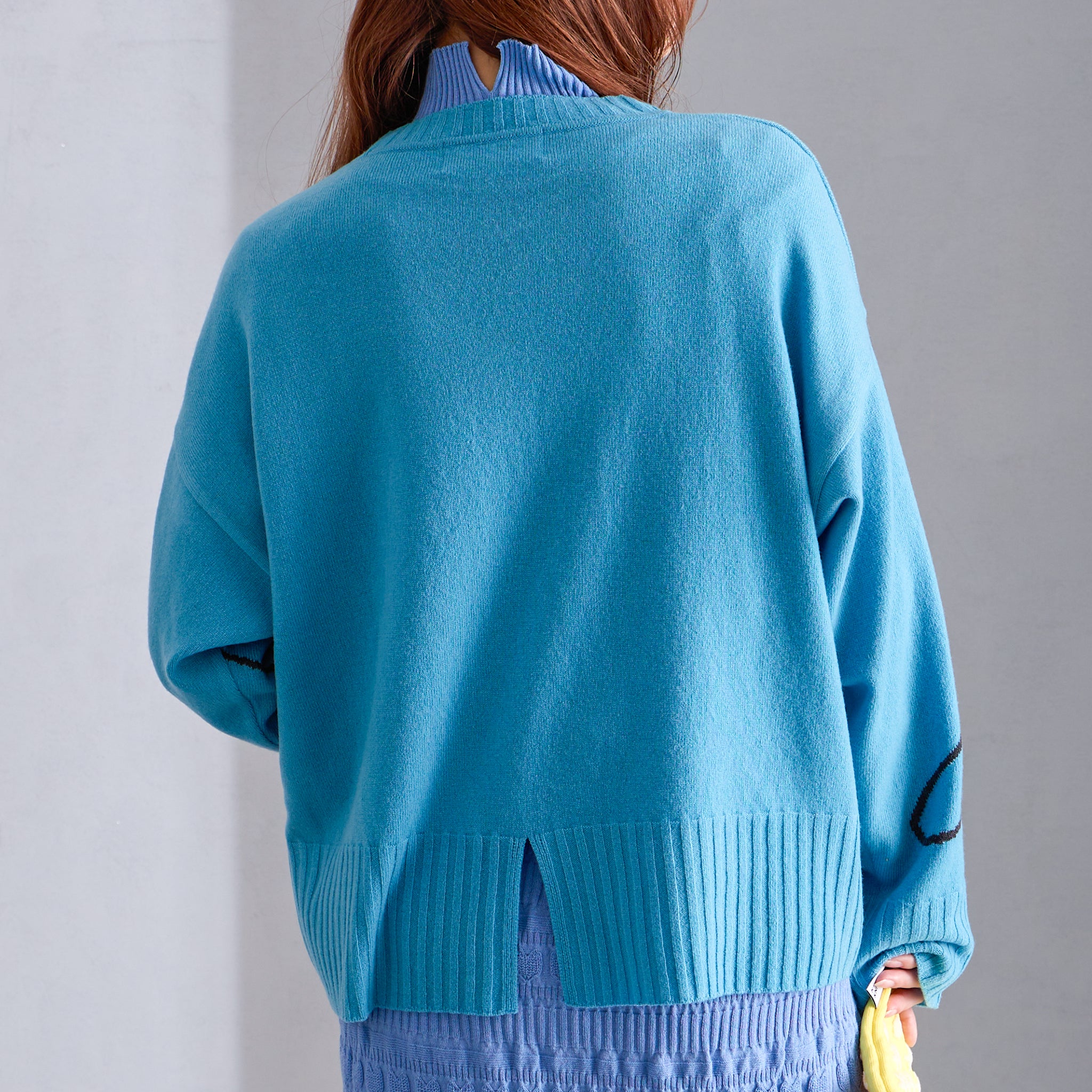 【NYANDER KNIT/ニャンダーニット】ODD EYE CAT PULL