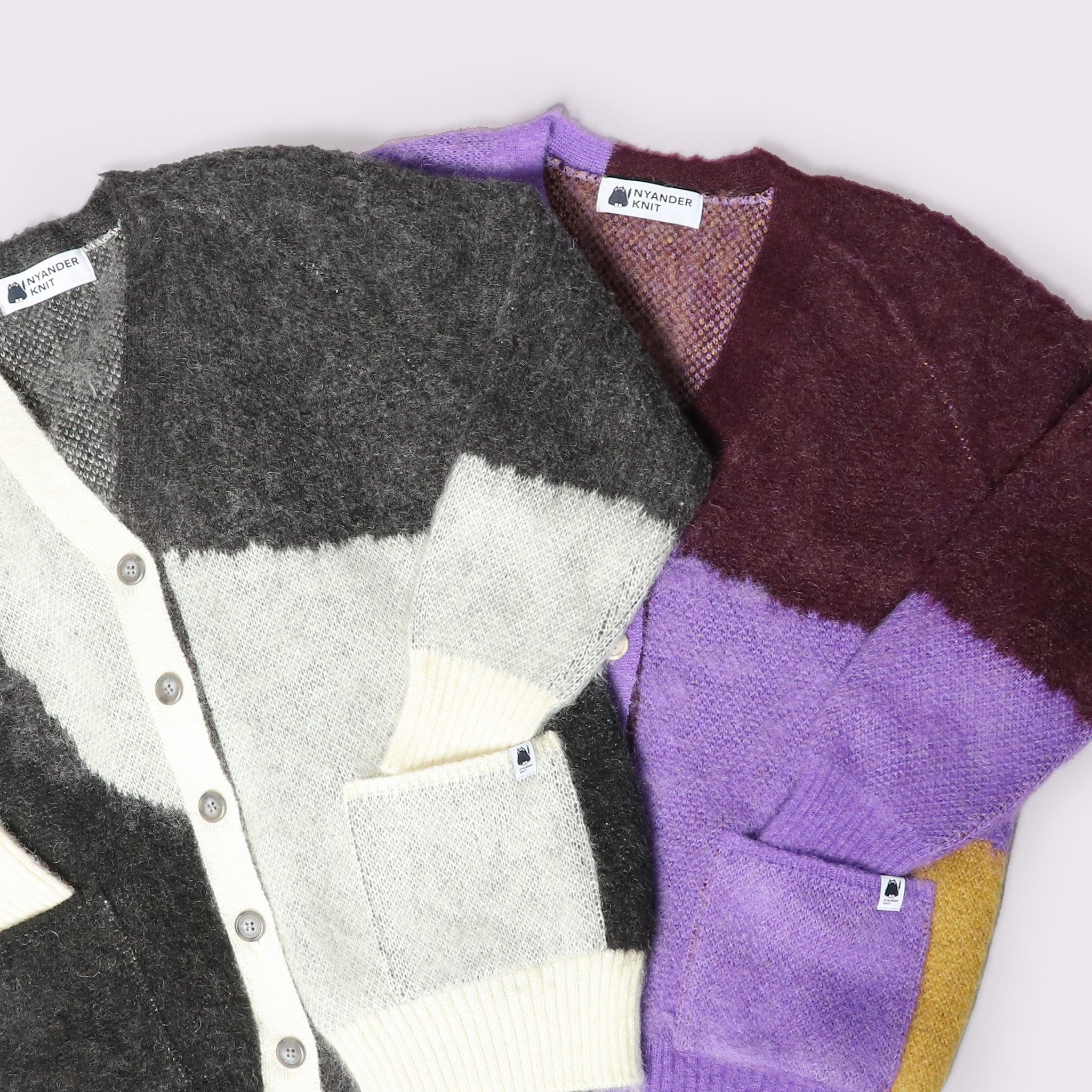 【NYANDER KNIT/ニャンダーニット】 CALICO CAT CARDIGAN