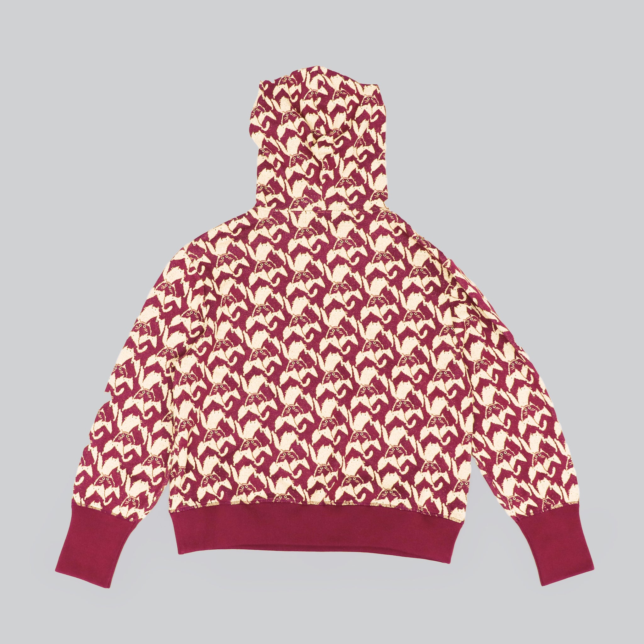 【NYANDER KNIT/ニャンダーニット】CATgeometric HOODIE