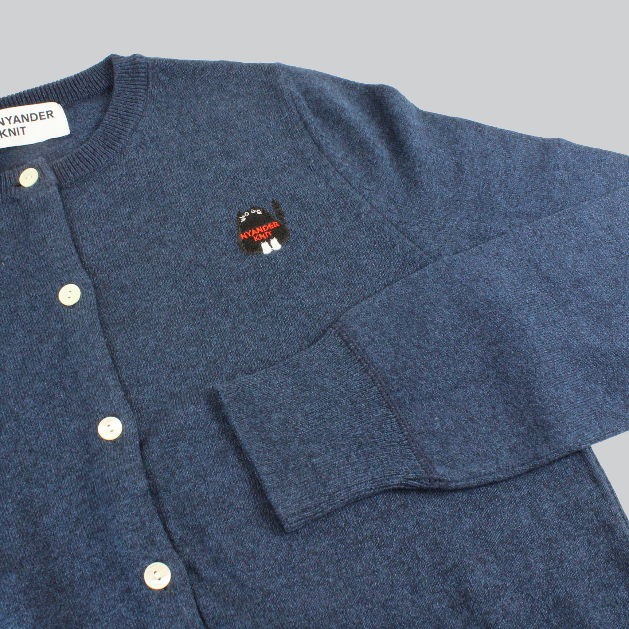 【NYANDER KNIT/ニャンダーニット】NYANDER BASIC CARDIGAN