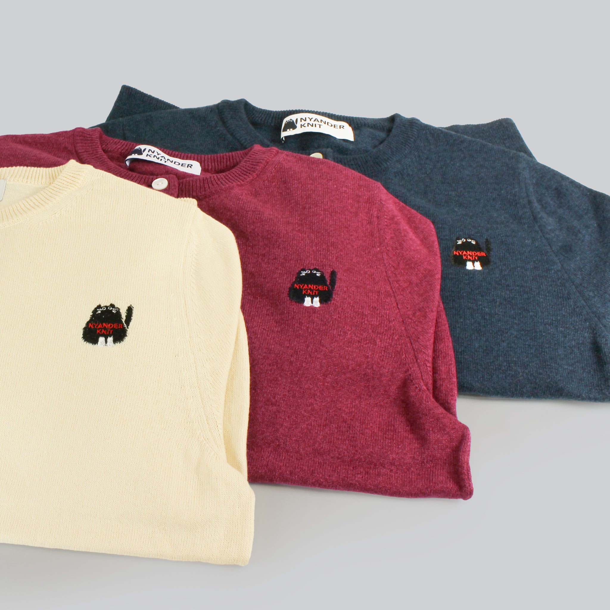 【NYANDER KNIT/ニャンダーニット】NYANDER BASIC CARDIGAN