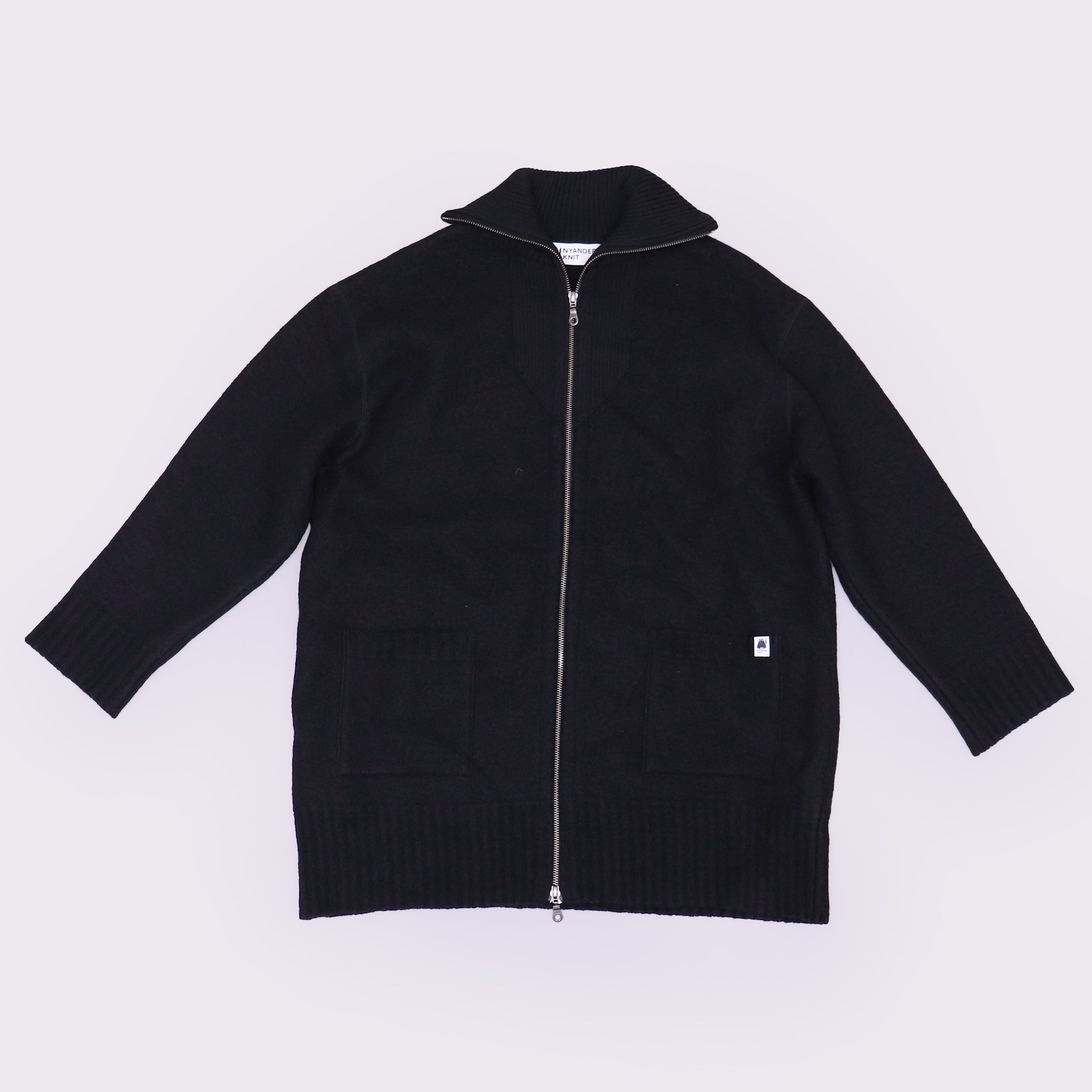 【NYANDER KNIT/ニャンダーニット】FULLING KNIT COAT