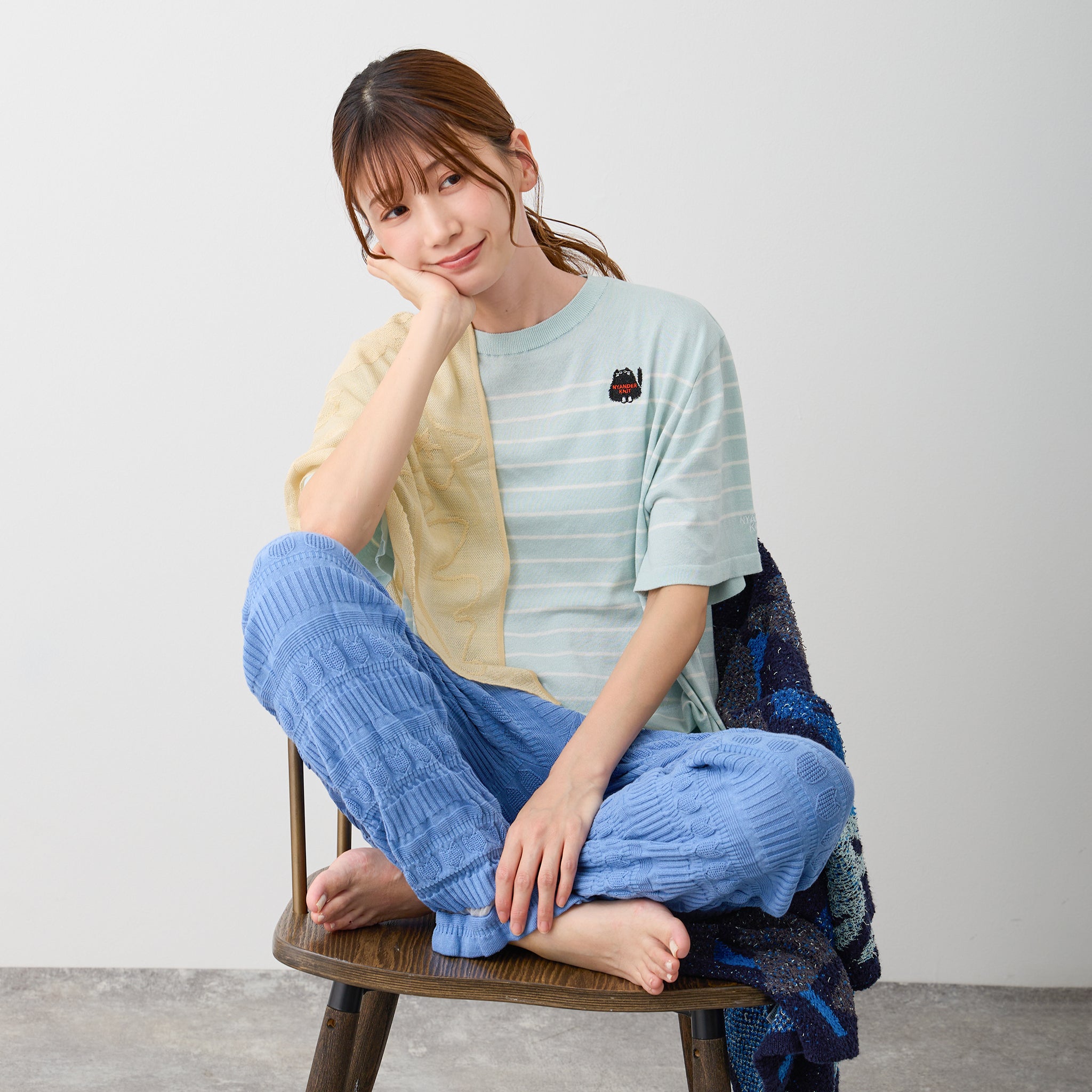 【NYANDER KNIT/ニャンダーニット】 NYANDER CAT Tshirts