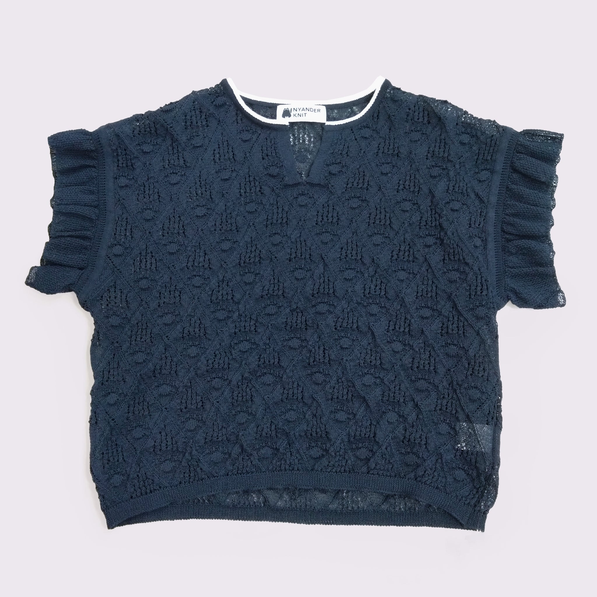 【NYANDER KNIT/ニャンダーニット】 CAT FRILL PULL