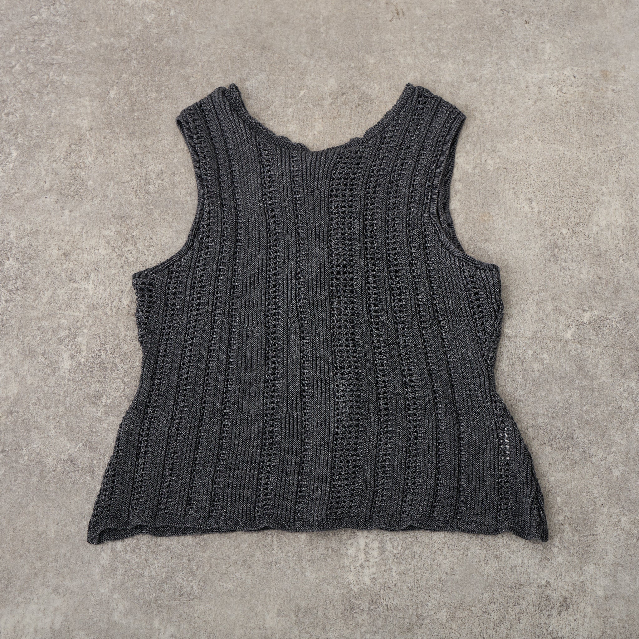 【NYANDER KNIT/ニャンダーニット】 DENIM JIRETvest