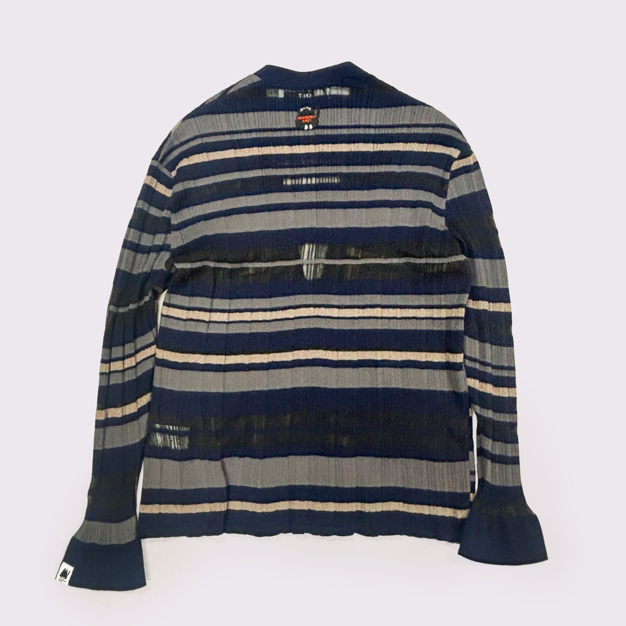 【NYANDER KNIT/ニャンダーニット】BORDER CARDIGAN
