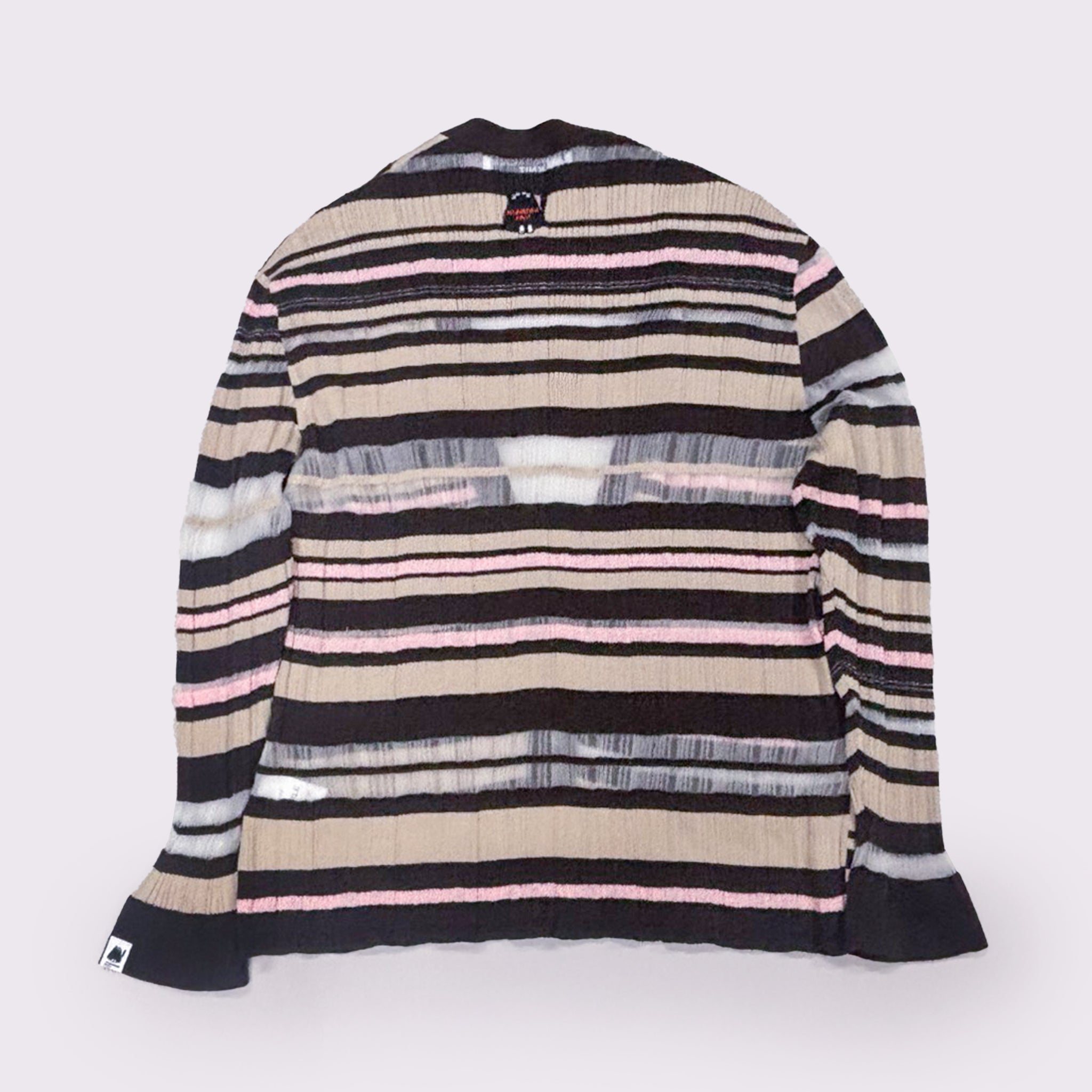 【NYANDER KNIT/ニャンダーニット】BORDER CARDIGAN