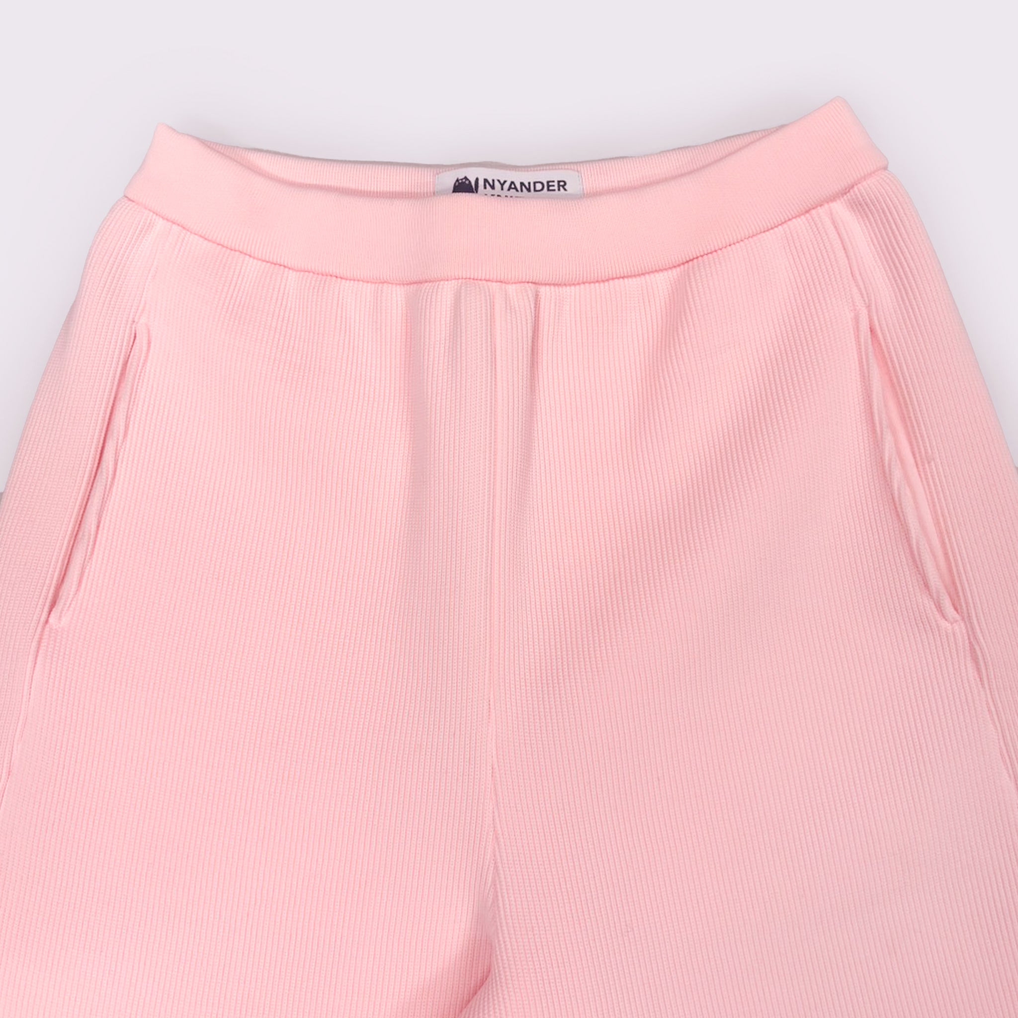 【NYANDER KNIT/ニャンダーニット】KNIT BARREL PANTS