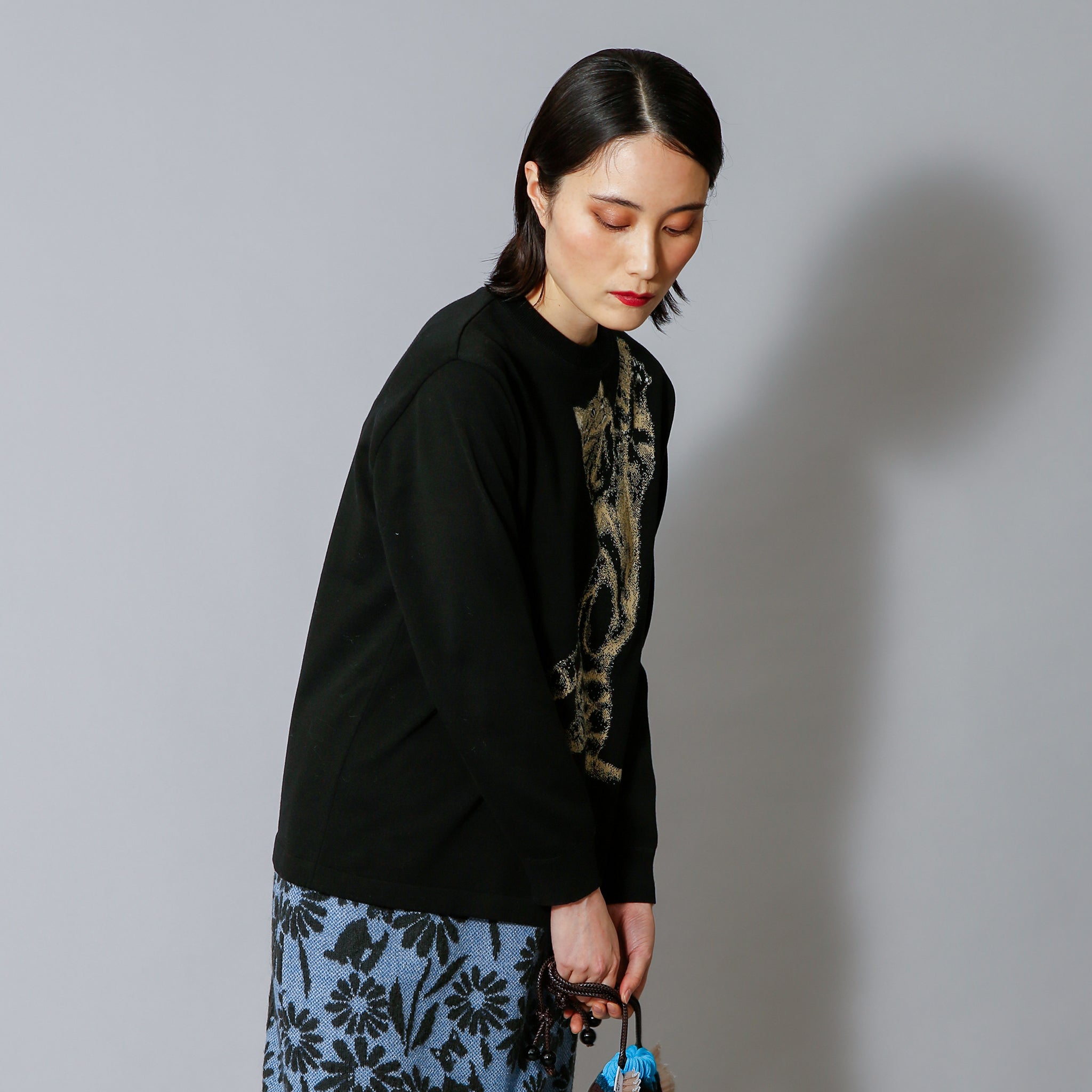 予約販売【NYANDER KNIT/ニャンダーニット】Reaching Cat pull