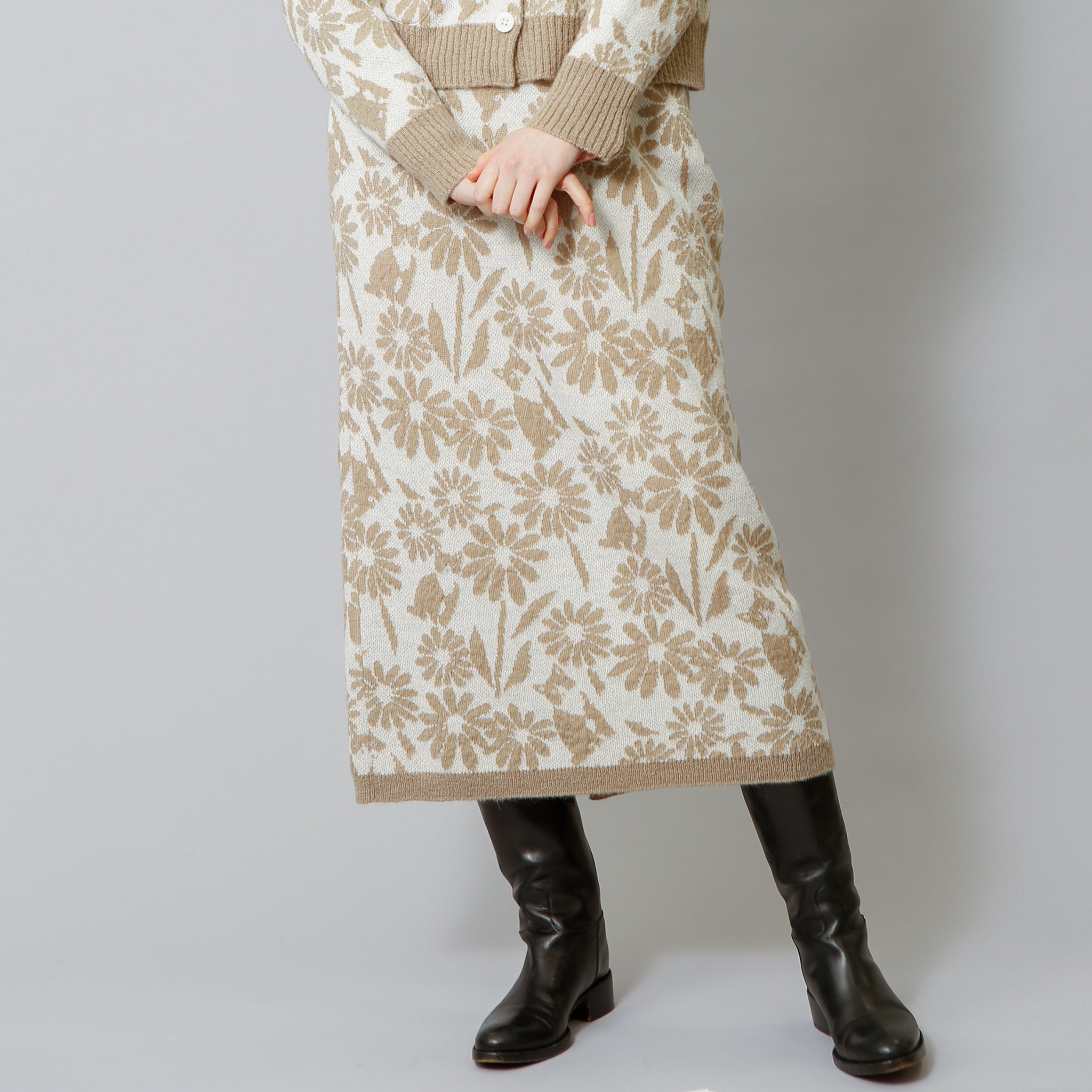 予約販売【NYANDER KNIT/ニャンダーニット】WhisperingCatsMohair JQ SKIRT