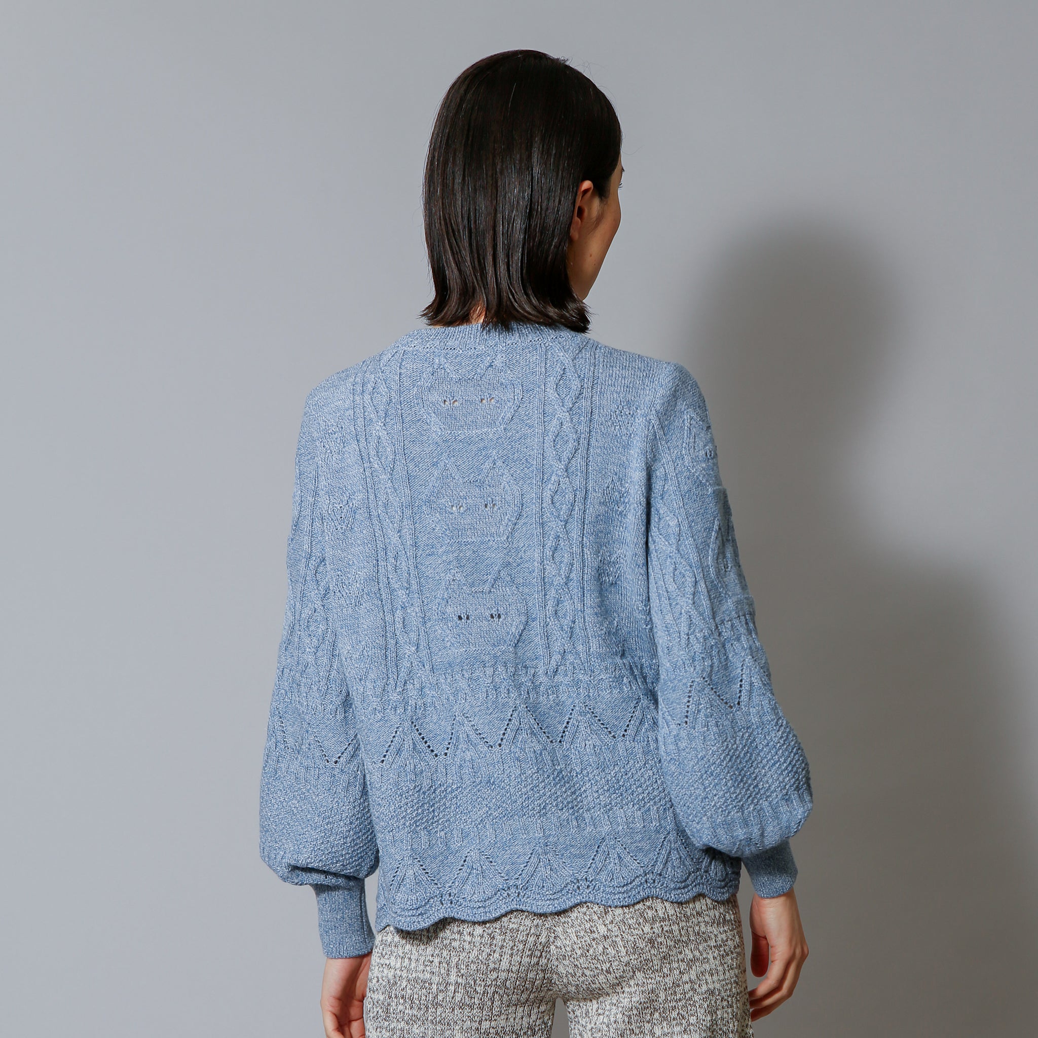 予約販売【NYANDER KNIT/ニャンダーニット】CAT RELIEF CABLE PULL