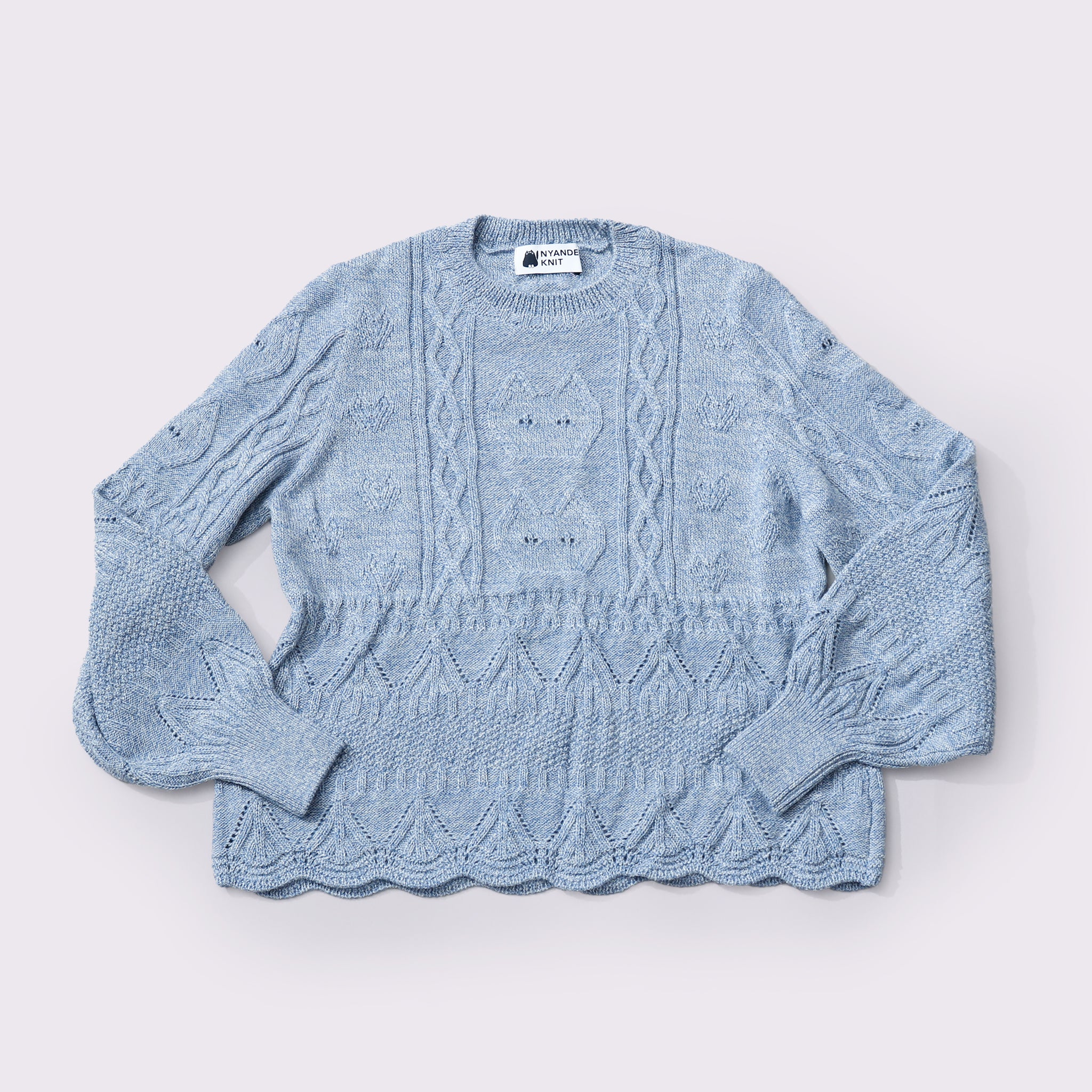 予約販売【NYANDER KNIT/ニャンダーニット】CAT RELIEF CABLE PULL