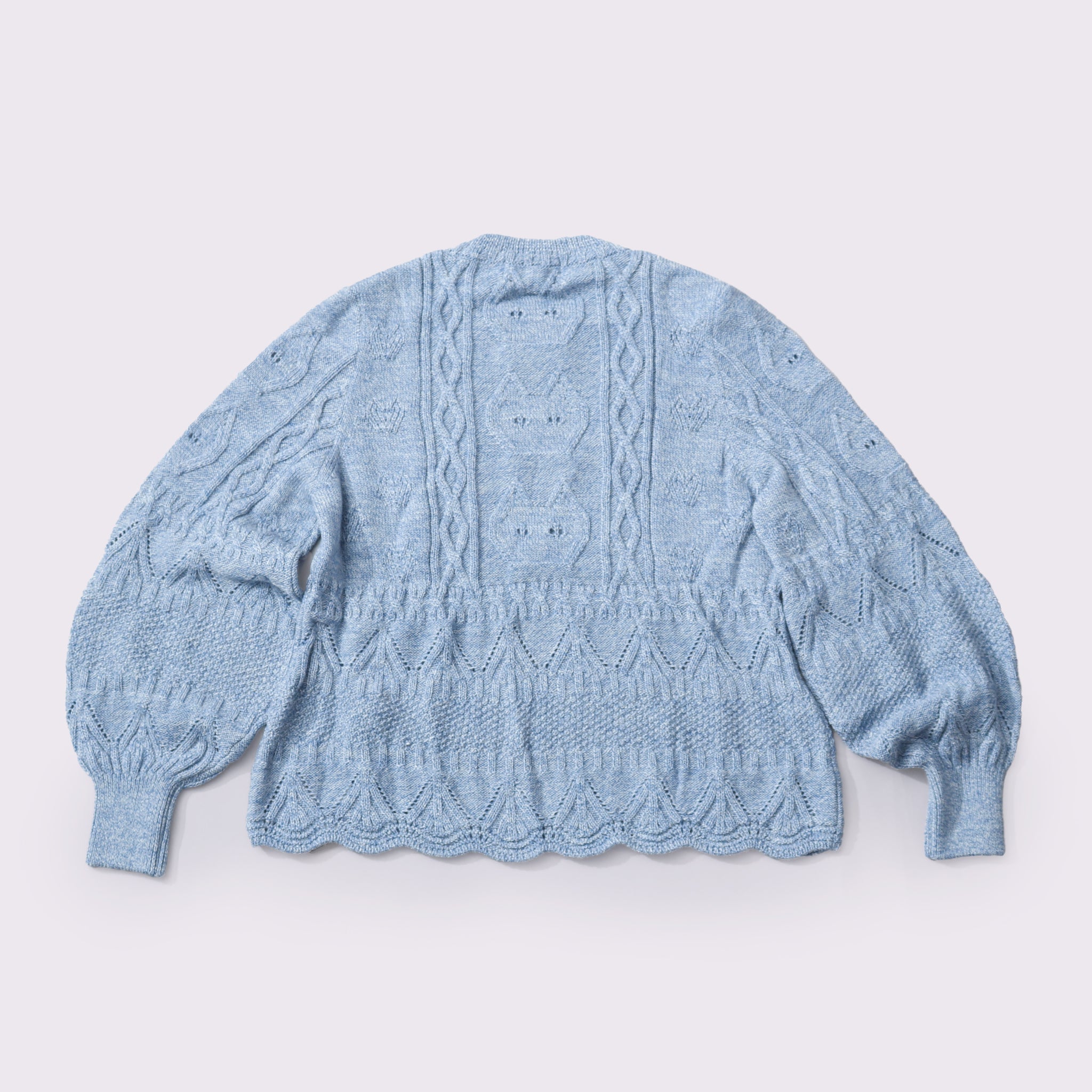 予約販売【NYANDER KNIT/ニャンダーニット】CAT RELIEF CABLE PULL