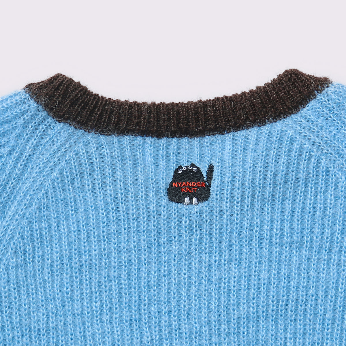 予約販売【NYANDER KNIT/ニャンダーニット】MOHAIR LINE PULL