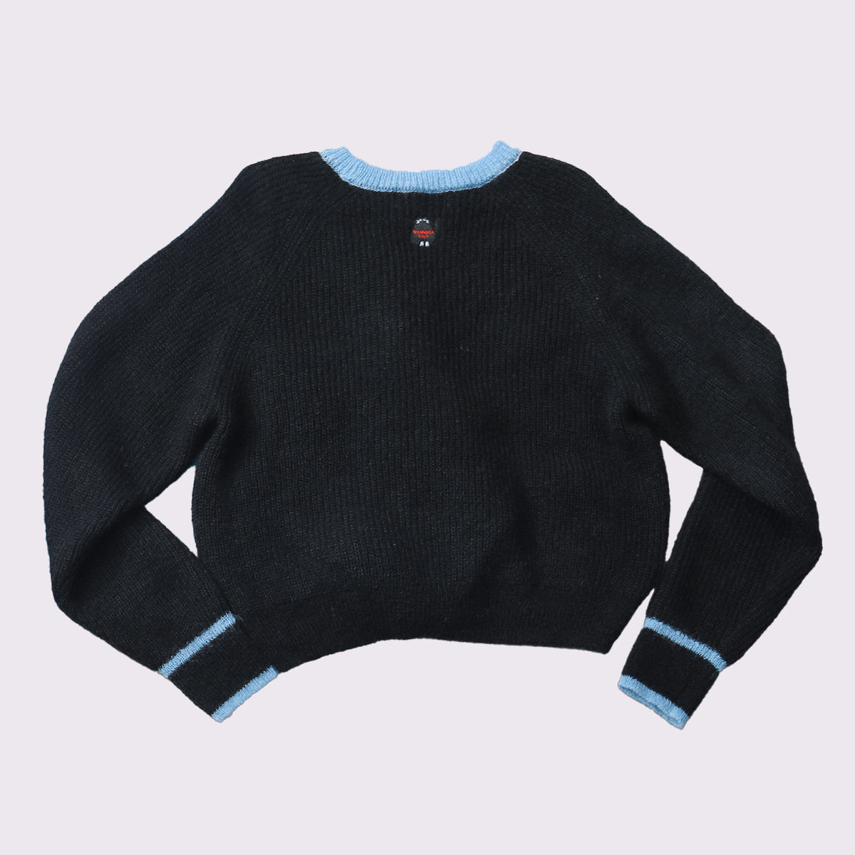 予約販売【NYANDER KNIT/ニャンダーニット】MOHAIR LINE PULL