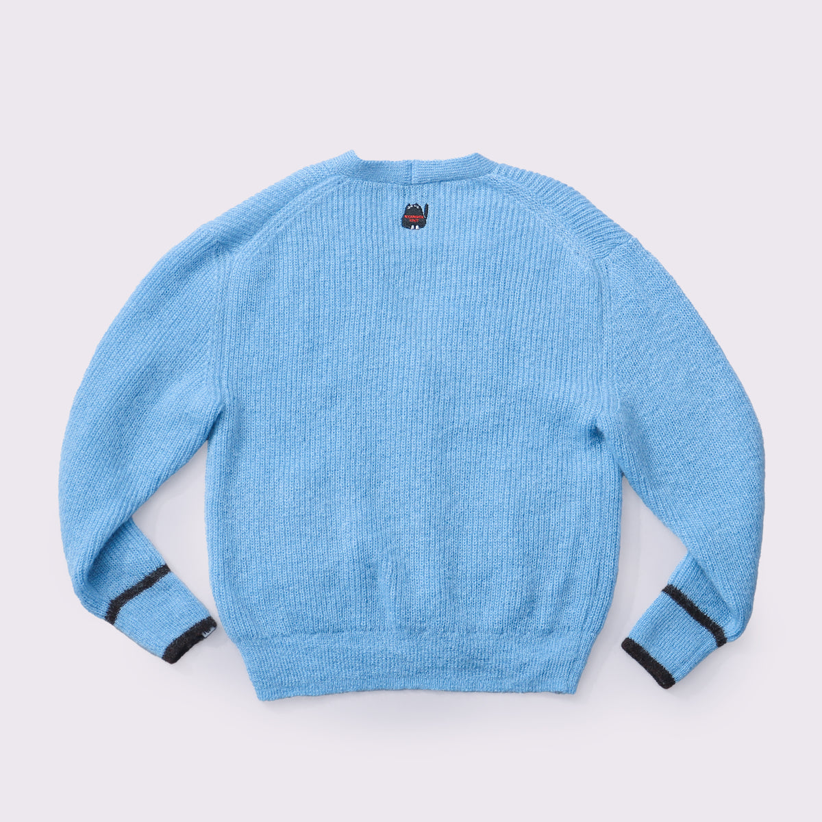 予約販売【NYANDER KNIT/ニャンダーニット】MOHAIR LINE CARDIGAN