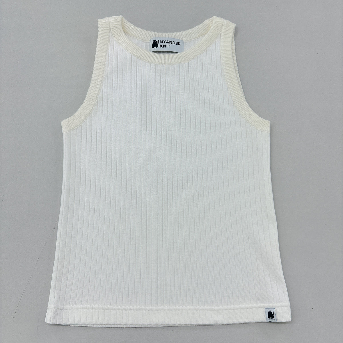 【NYANDER KNIT/ニャンダーニット】 RIB TANC TOP リブタンクトップ