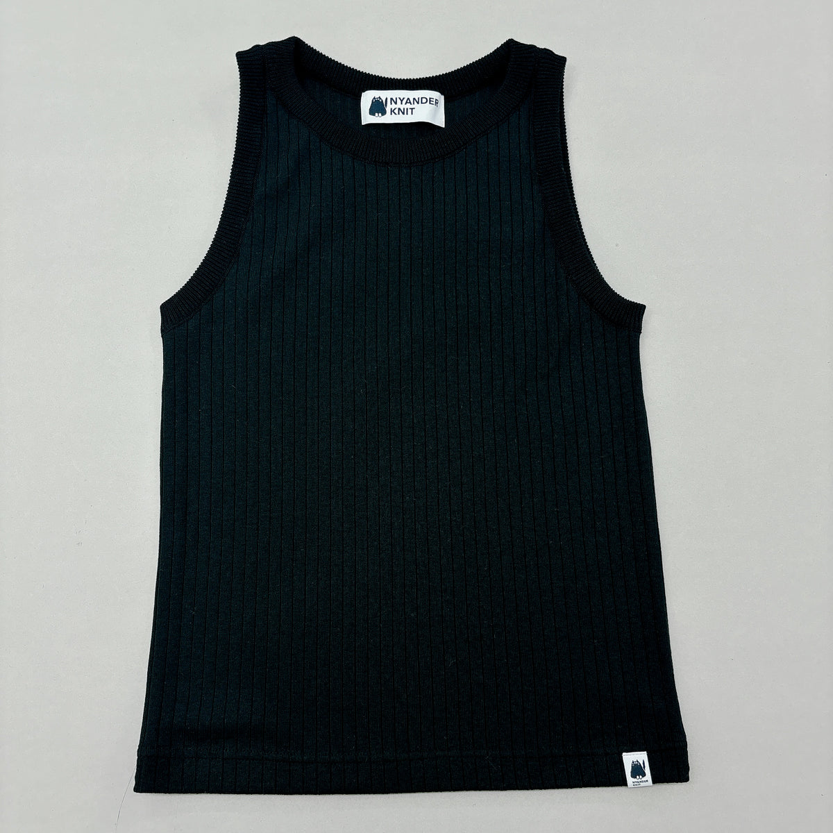 【NYANDER KNIT/ニャンダーニット】 RIB TANC TOP リブタンクトップ