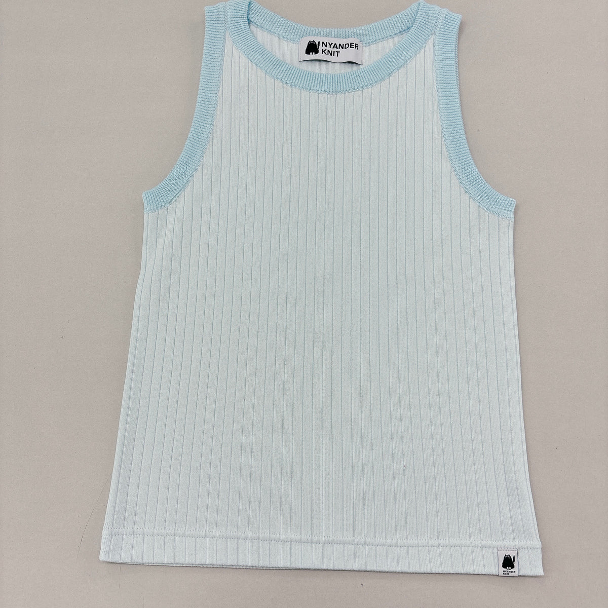 【NYANDER KNIT/ニャンダーニット】 RIB TANC TOP リブタンクトップ