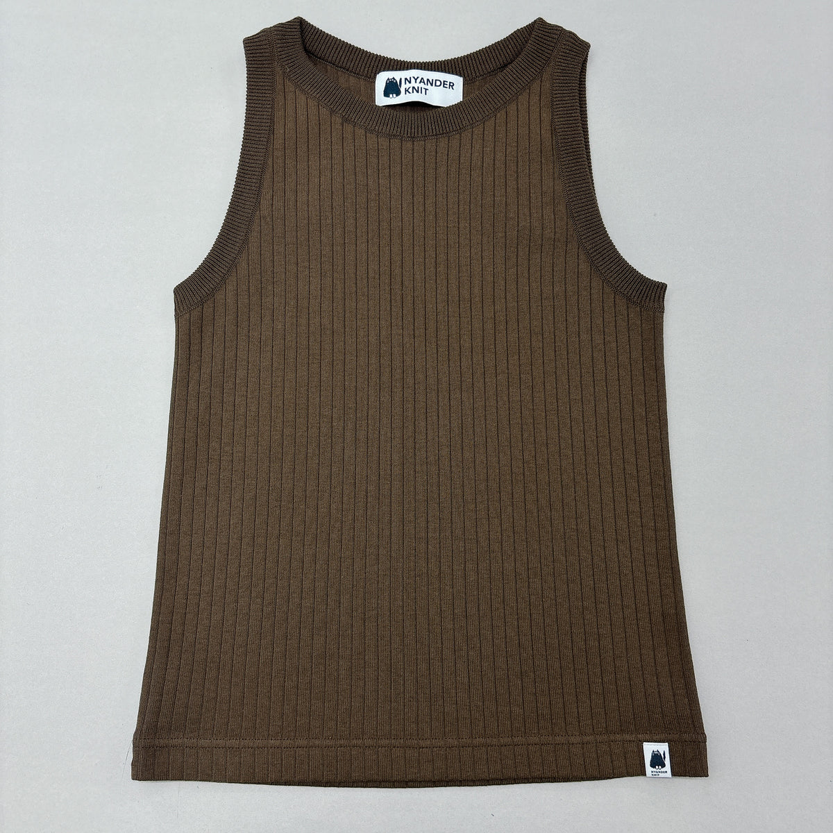 【NYANDER KNIT/ニャンダーニット】 RIB TANC TOP リブタンクトップ