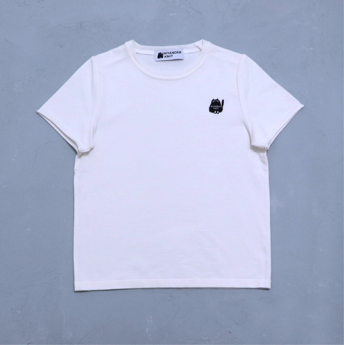 【NYANDER KNIT/ニャンダーニット】 KNIT T-Shirts  ニットTシャツ