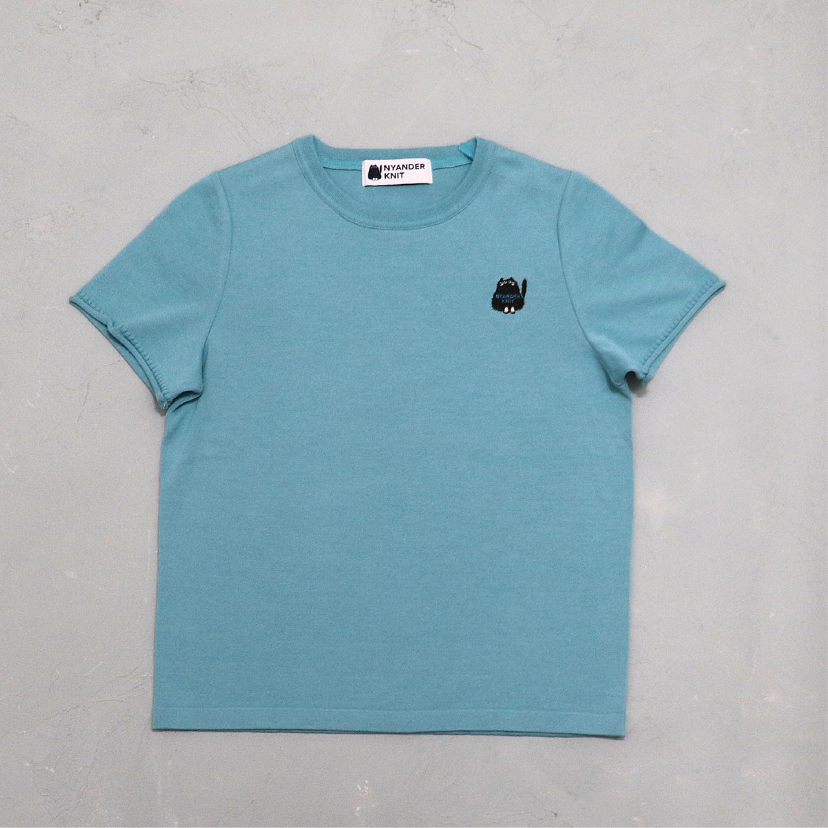 【NYANDER KNIT/ニャンダーニット】 KNIT T-Shirts  ニットTシャツ