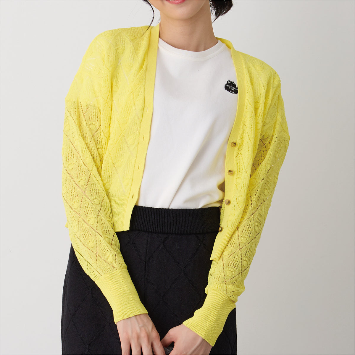 【NYANDER KNIT/ニャンダーニット】 KNIT T-Shirts  ニットTシャツ