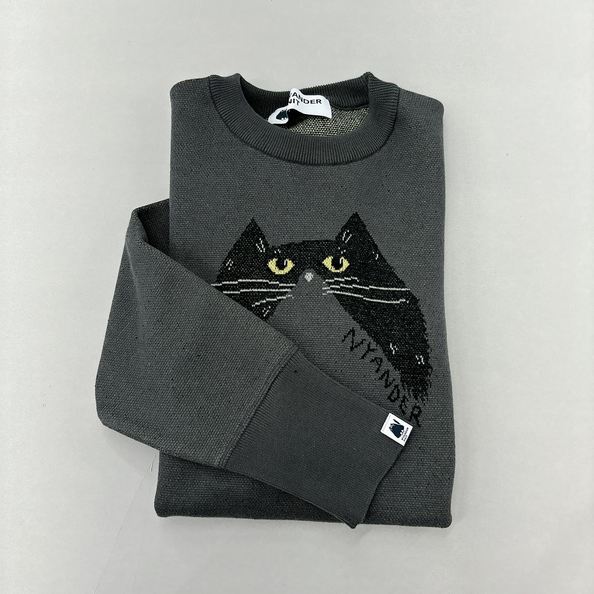 【NYANDER KNIT/ニャンダーニット】 CATS EYE PO  ニットトレーナー
