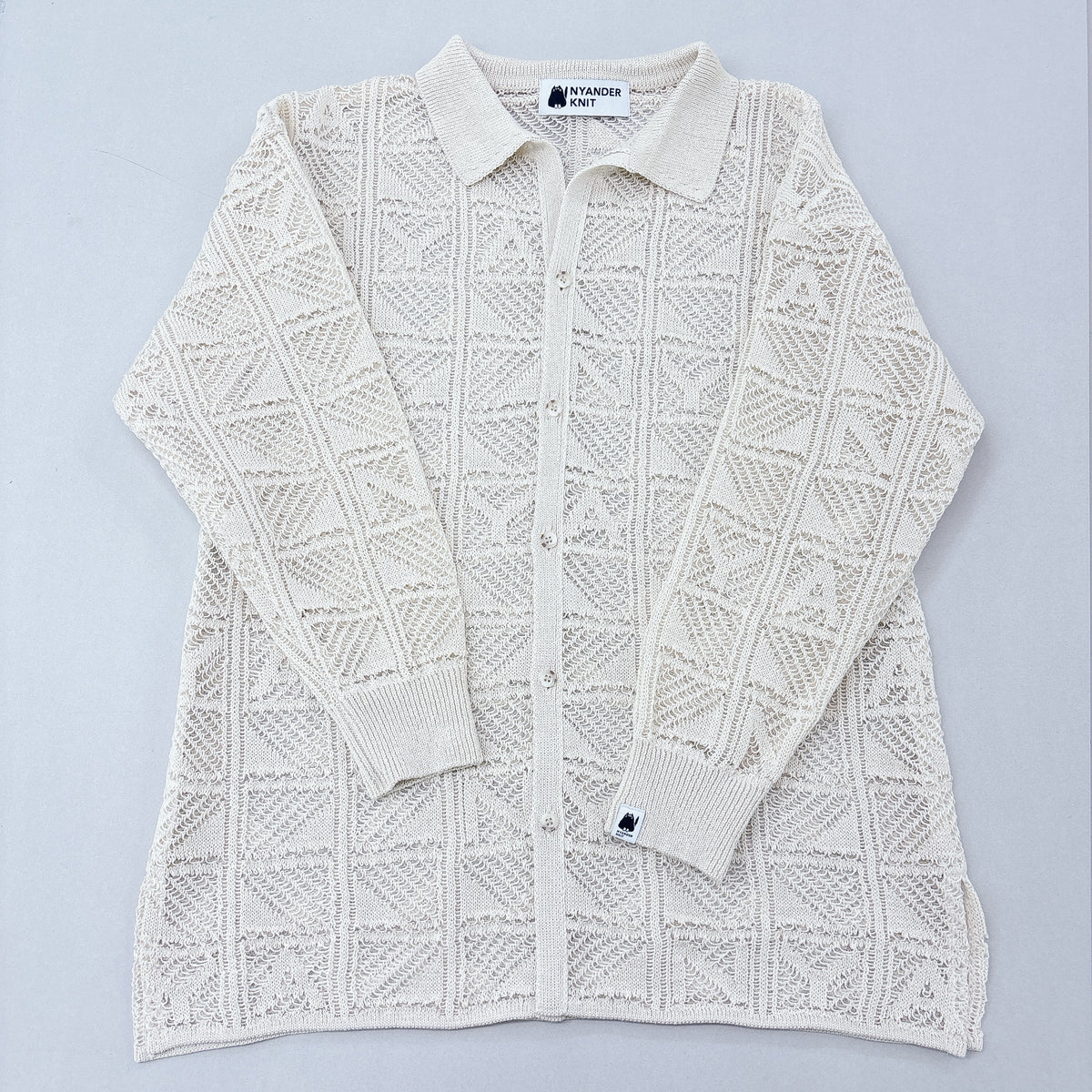 【NYANDER KNIT/ニャンダーニット】 NYA KNIT Shirts ニットシャツ