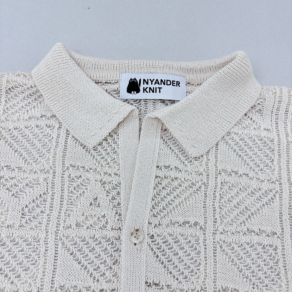 【NYANDER KNIT/ニャンダーニット】 NYA KNIT Shirts ニットシャツ