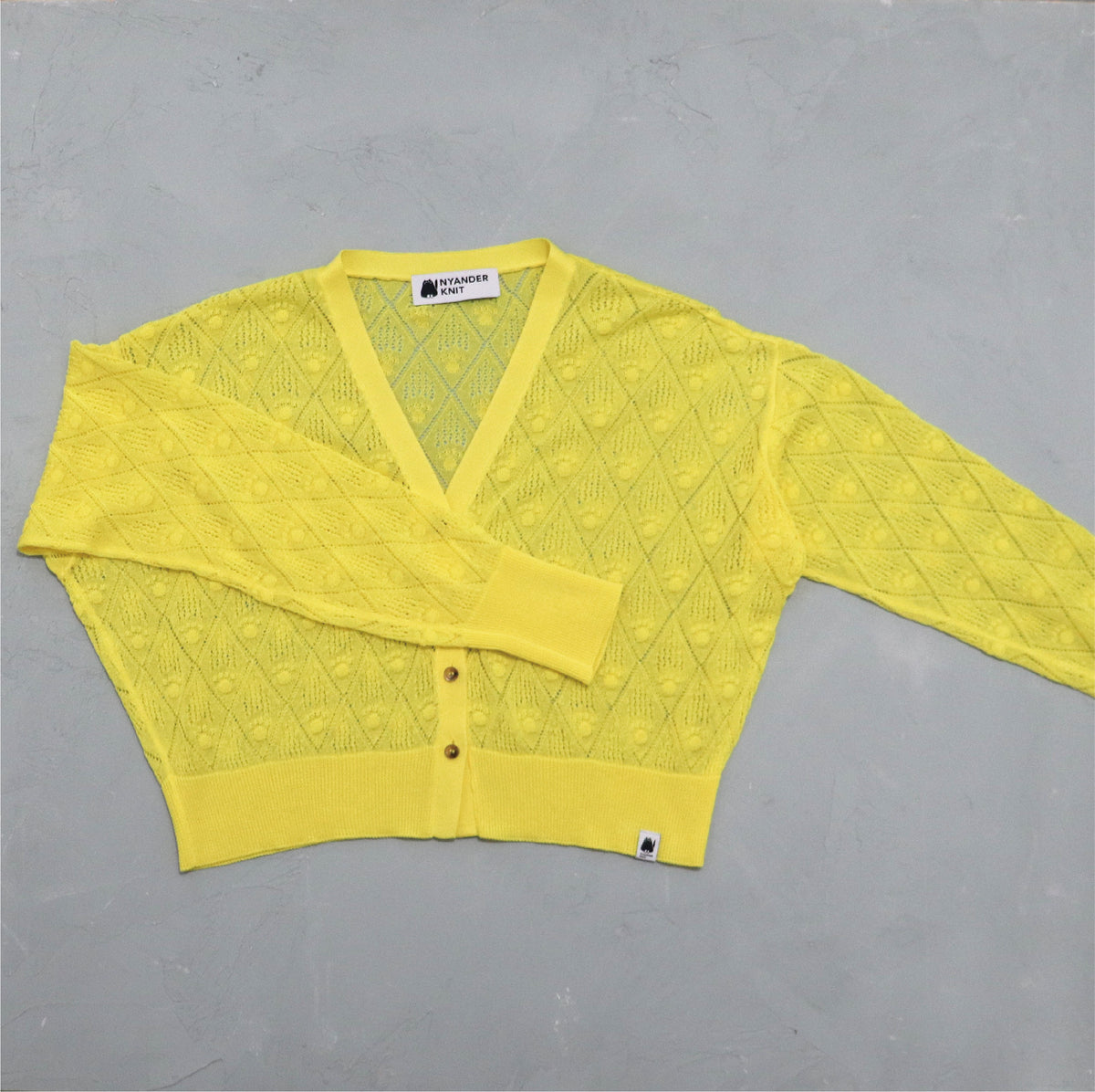 【NYANDER KNIT/ニャンダーニット】 BUSTIER VEST ニットベスト