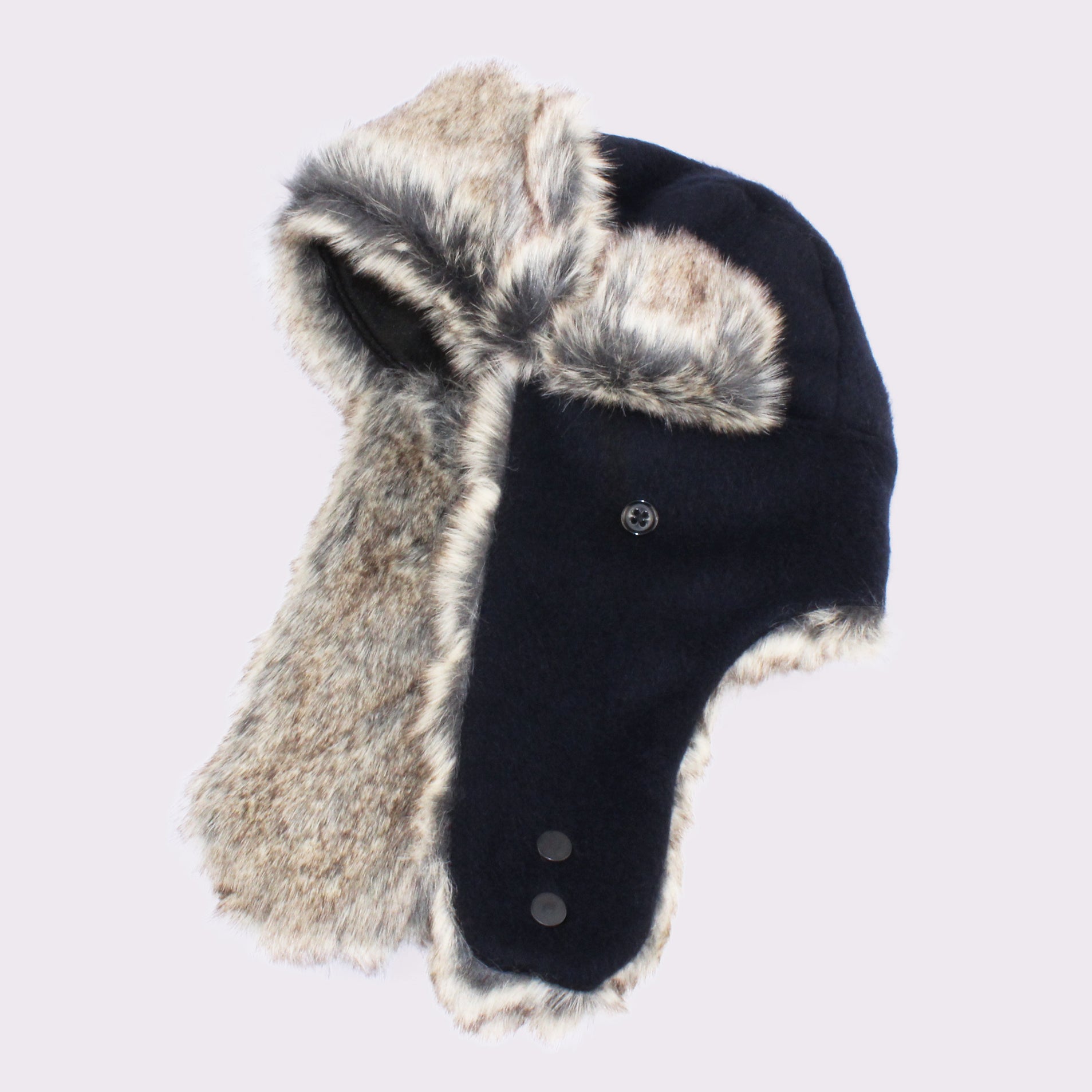 WO／FUR AVIATOR CAP