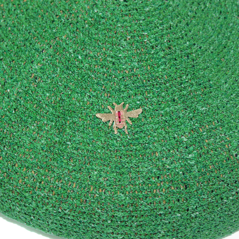tuduri (ツヅリ) ベレー帽 ミモザと蜂のベレーきいろの星にとまる蜂 TU-S-2402005