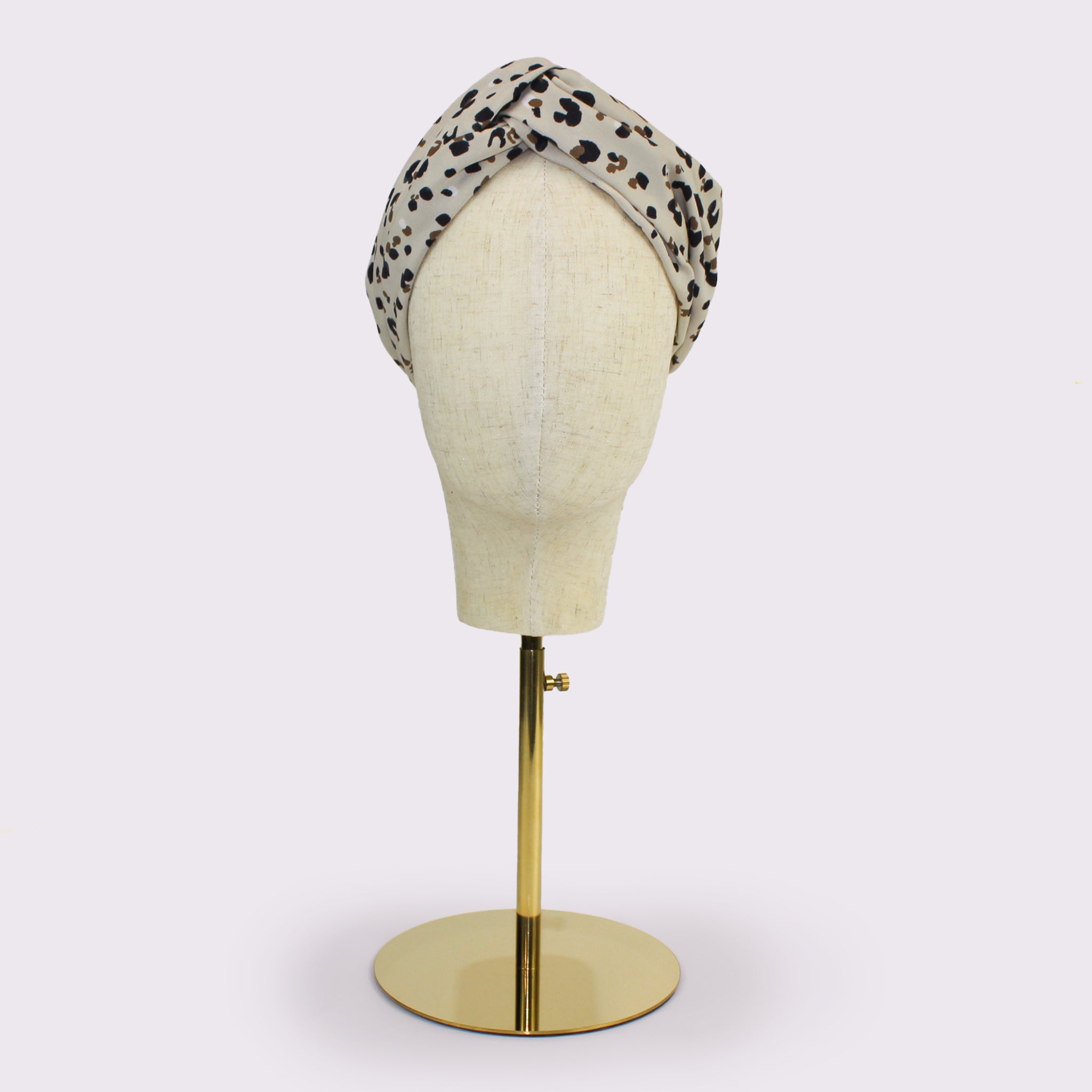 ターバン／ヒョウ柄