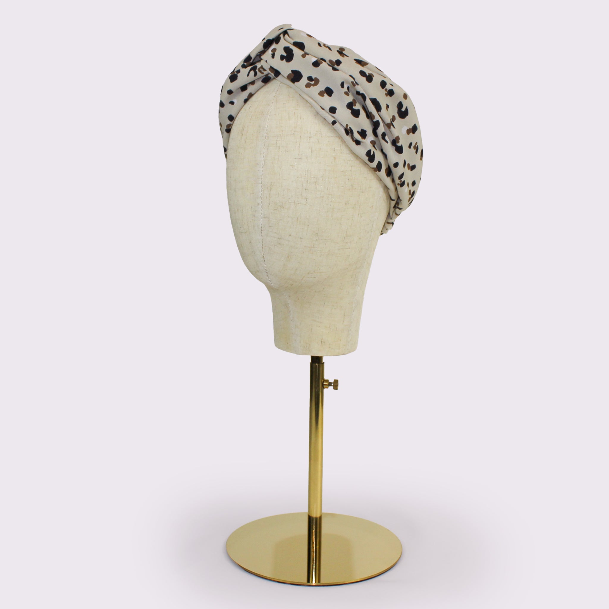 ターバン／ヒョウ柄