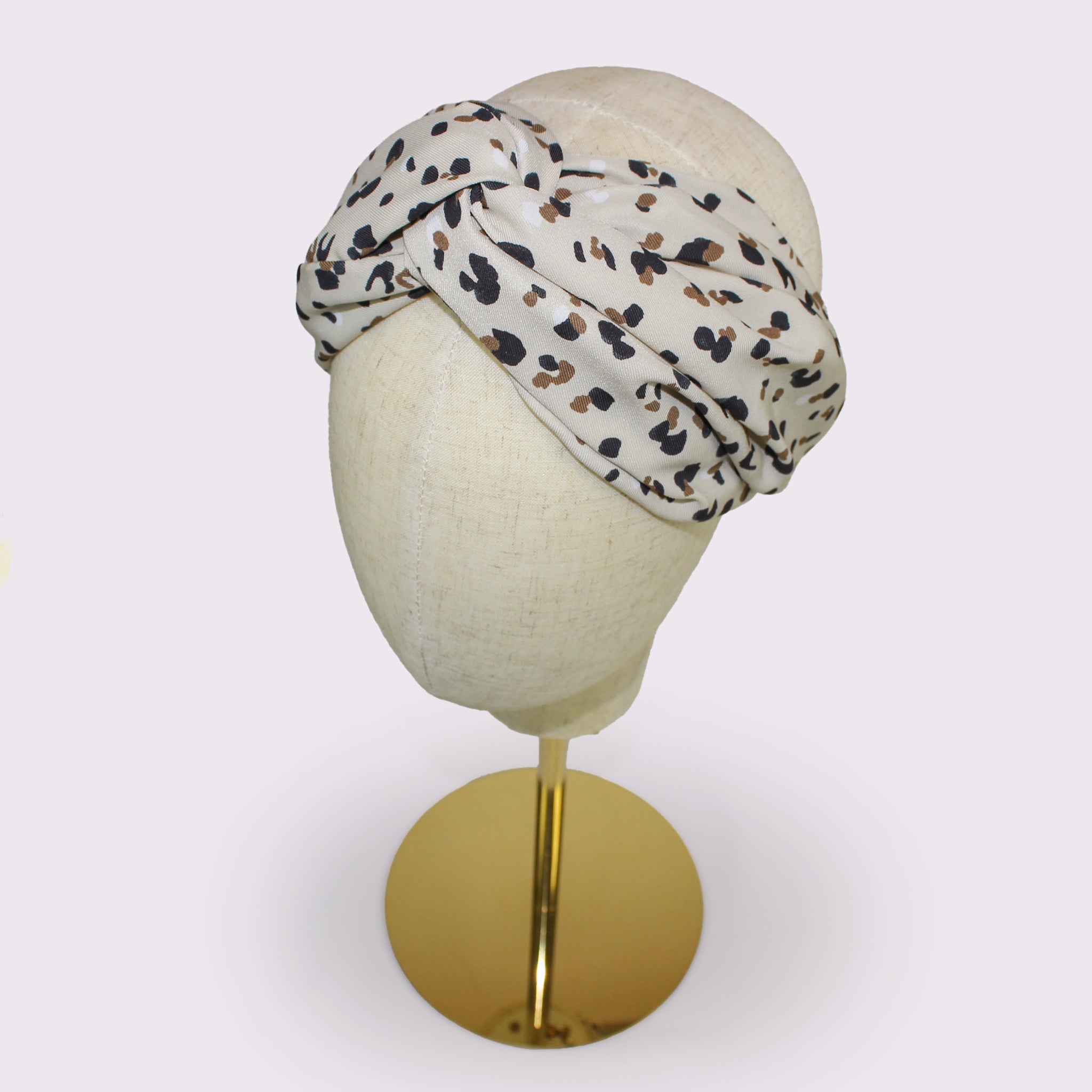 ターバン／ヒョウ柄