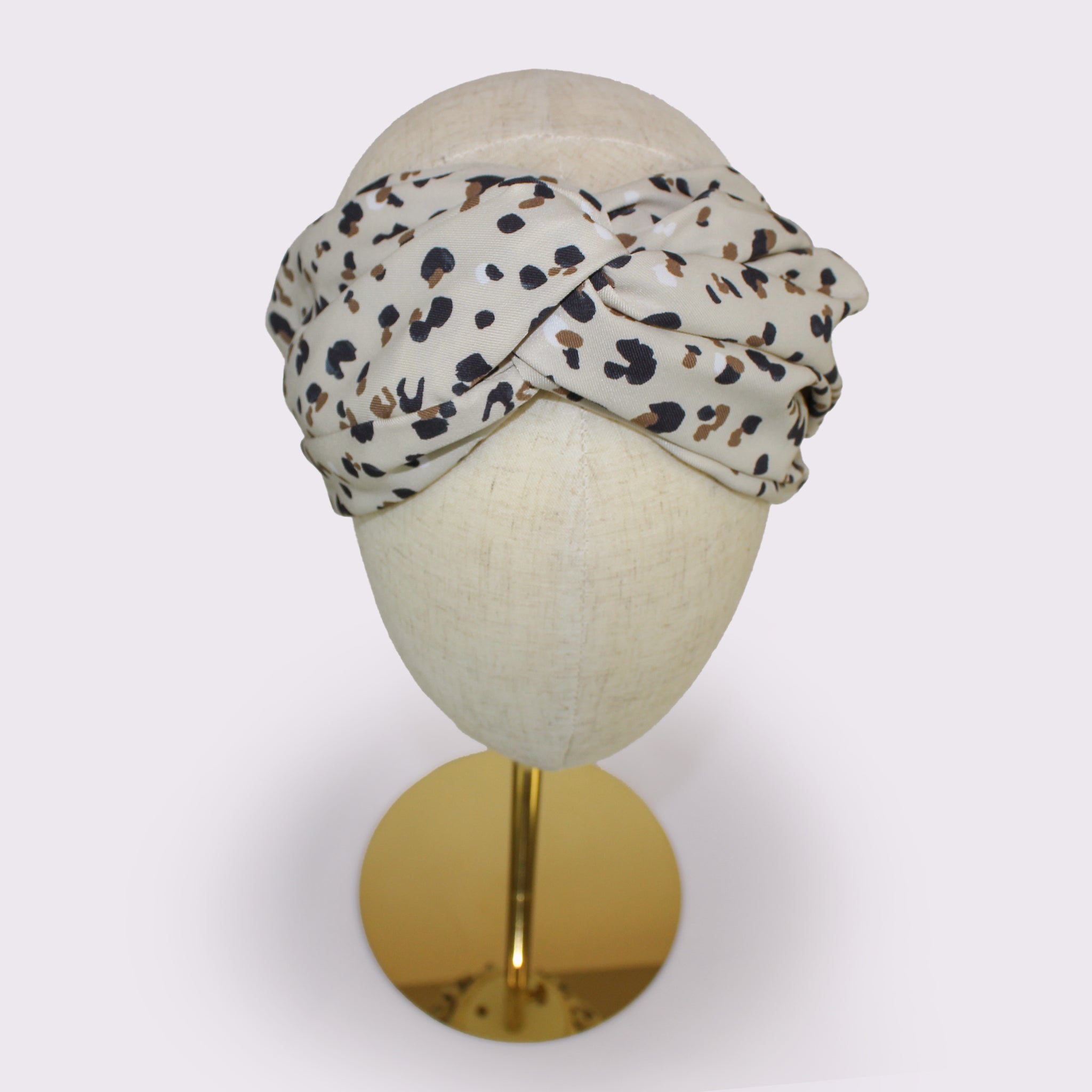 ターバン／ヒョウ柄