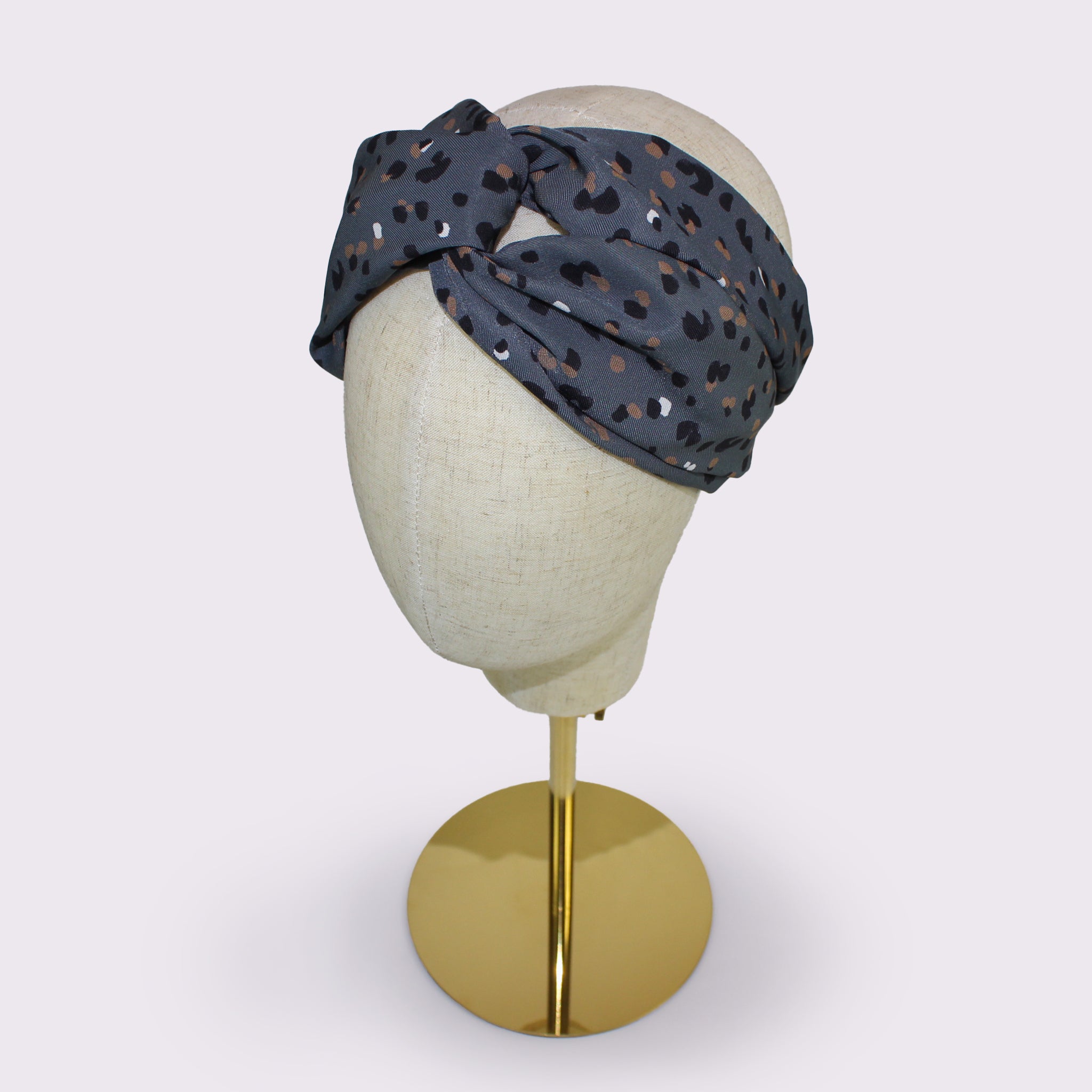 ターバン／ヒョウ柄