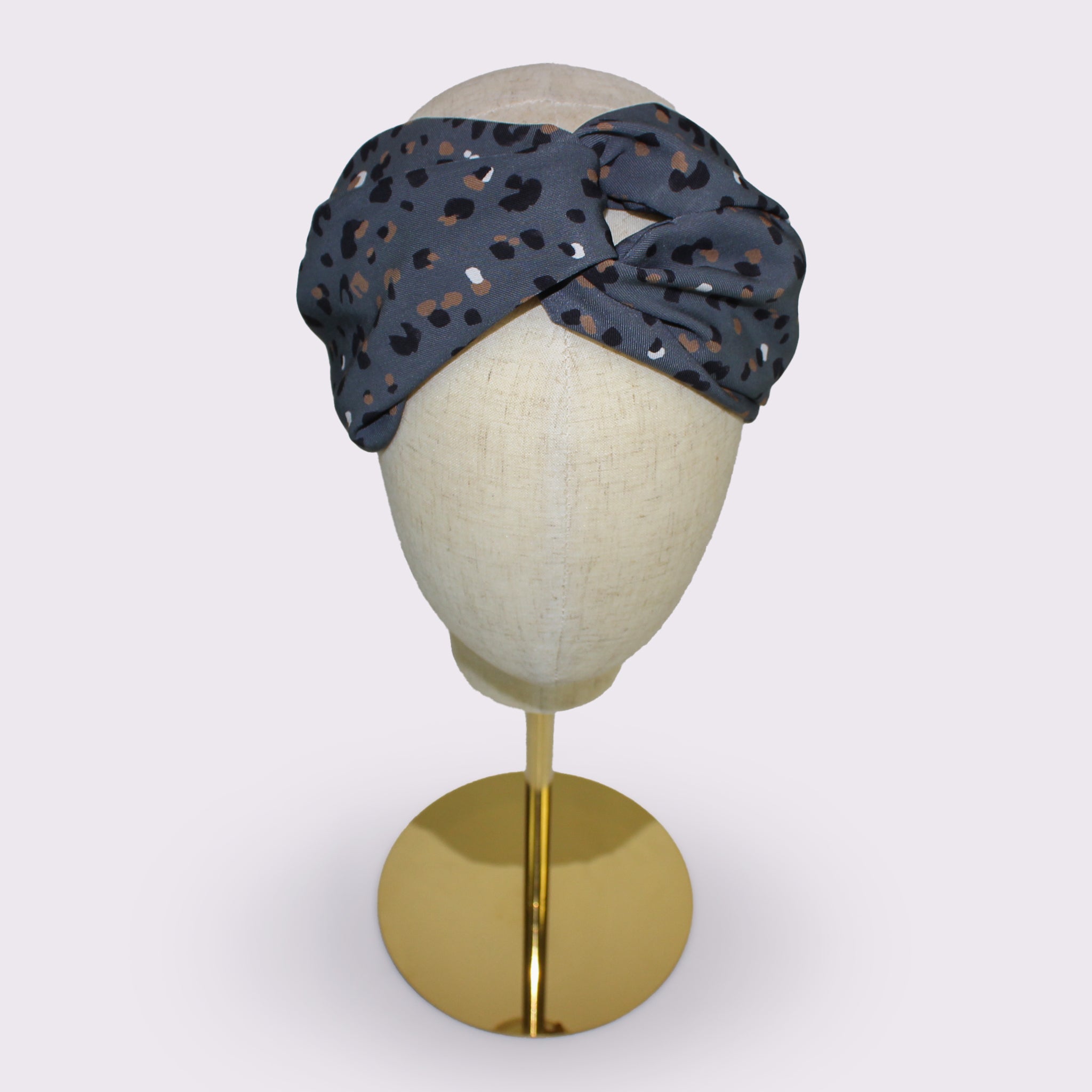 ターバン／ヒョウ柄