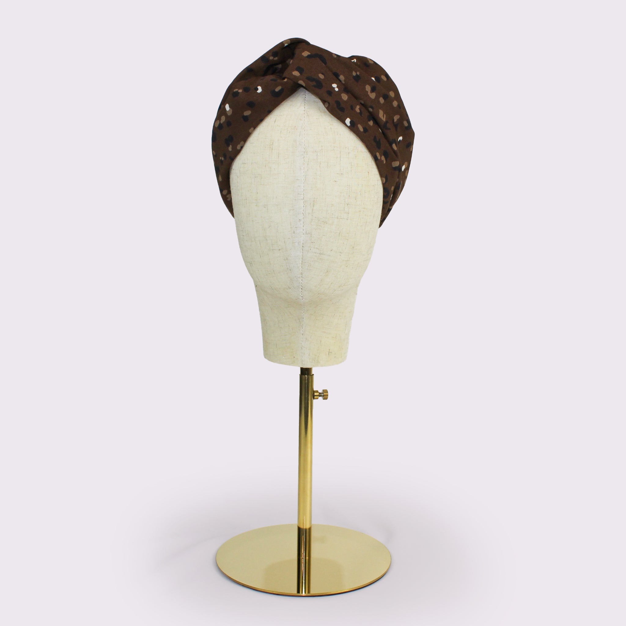 ターバン／ヒョウ柄