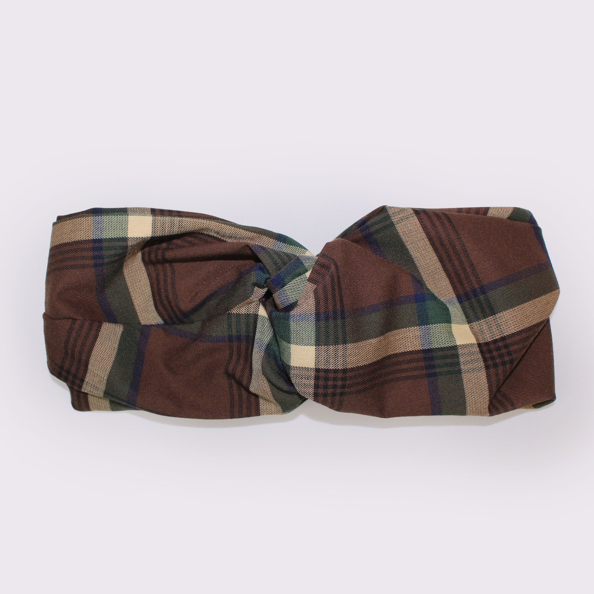 ターバン／チェック柄