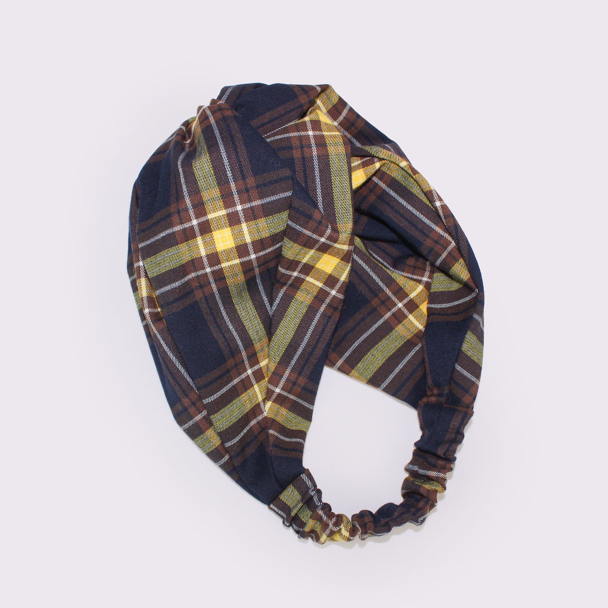 ターバン／チェック柄