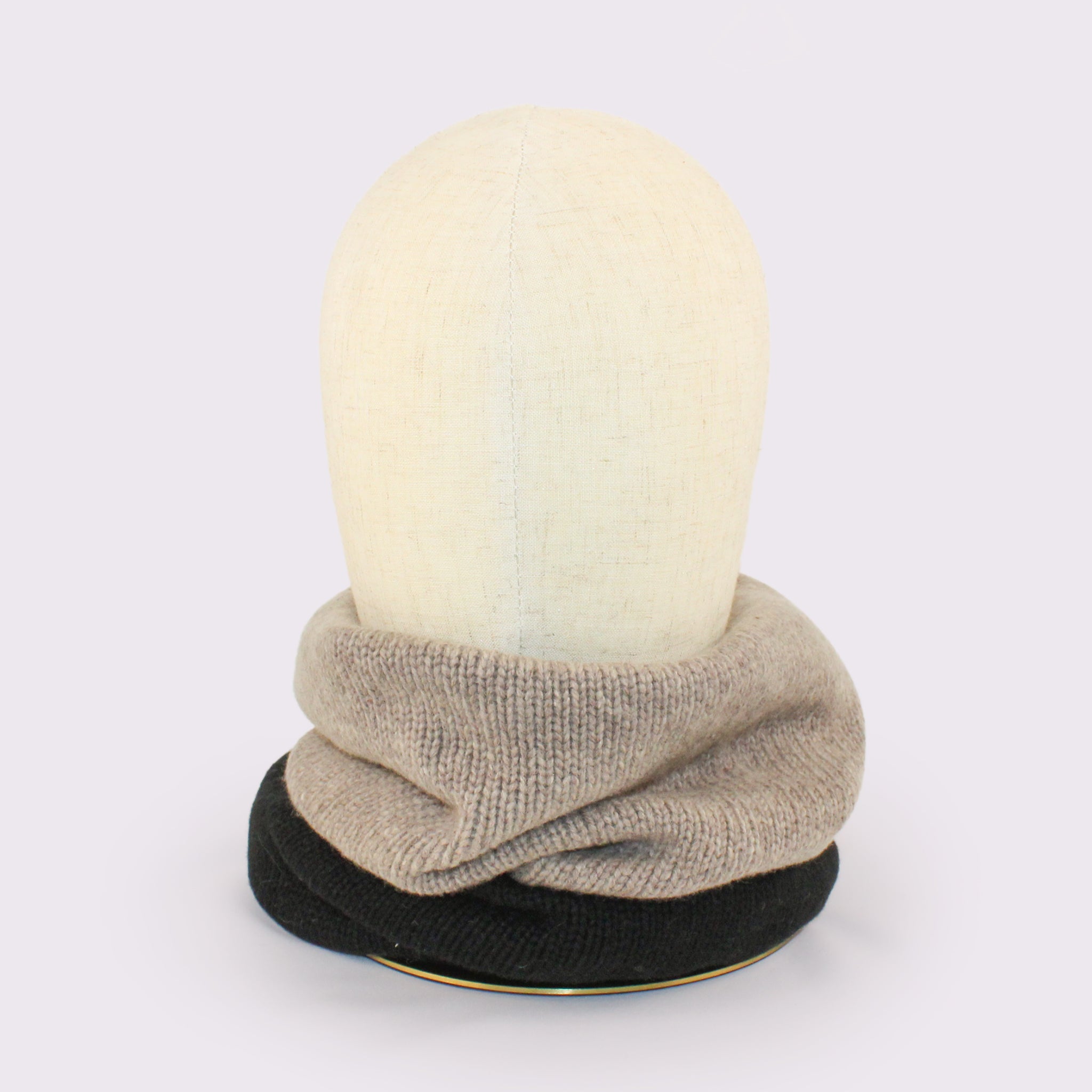 バイカラースクリューターバンスヌード