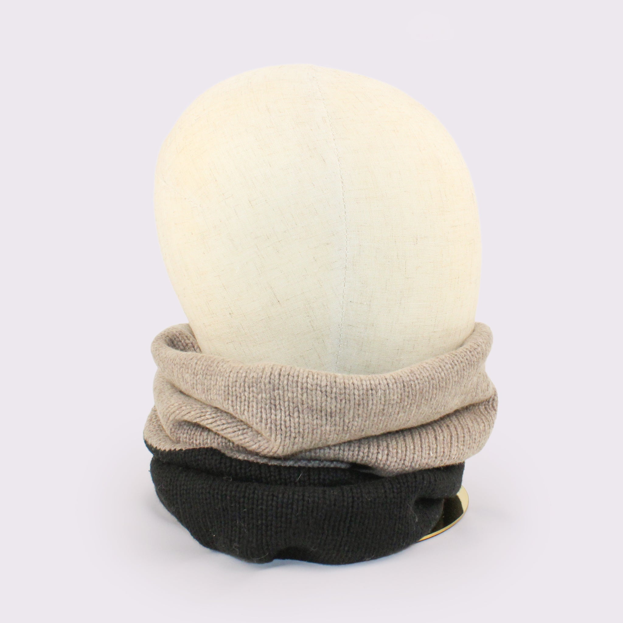 バイカラースクリューターバンスヌード