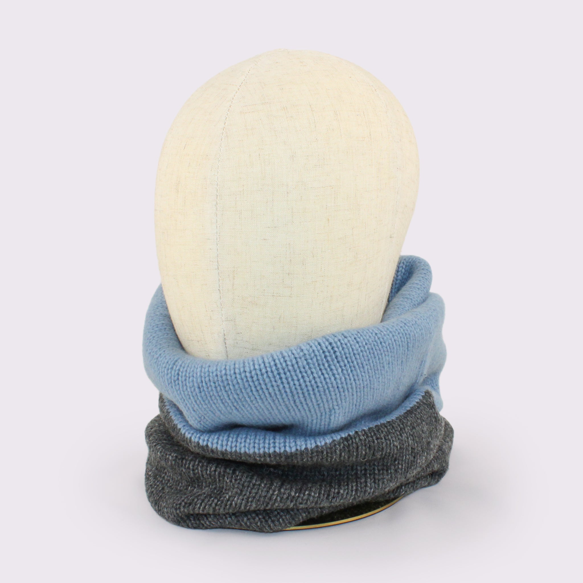 バイカラースクリューターバンスヌード