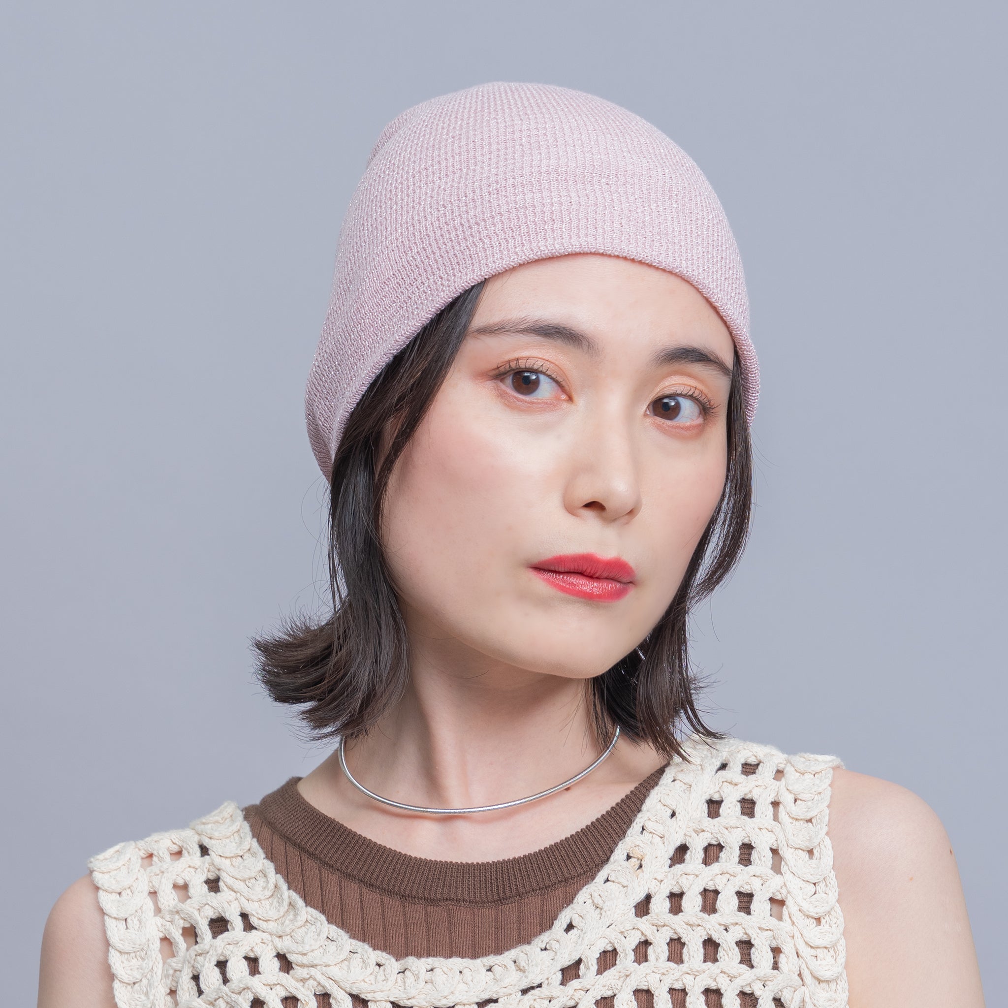 FISラメニットビーニー