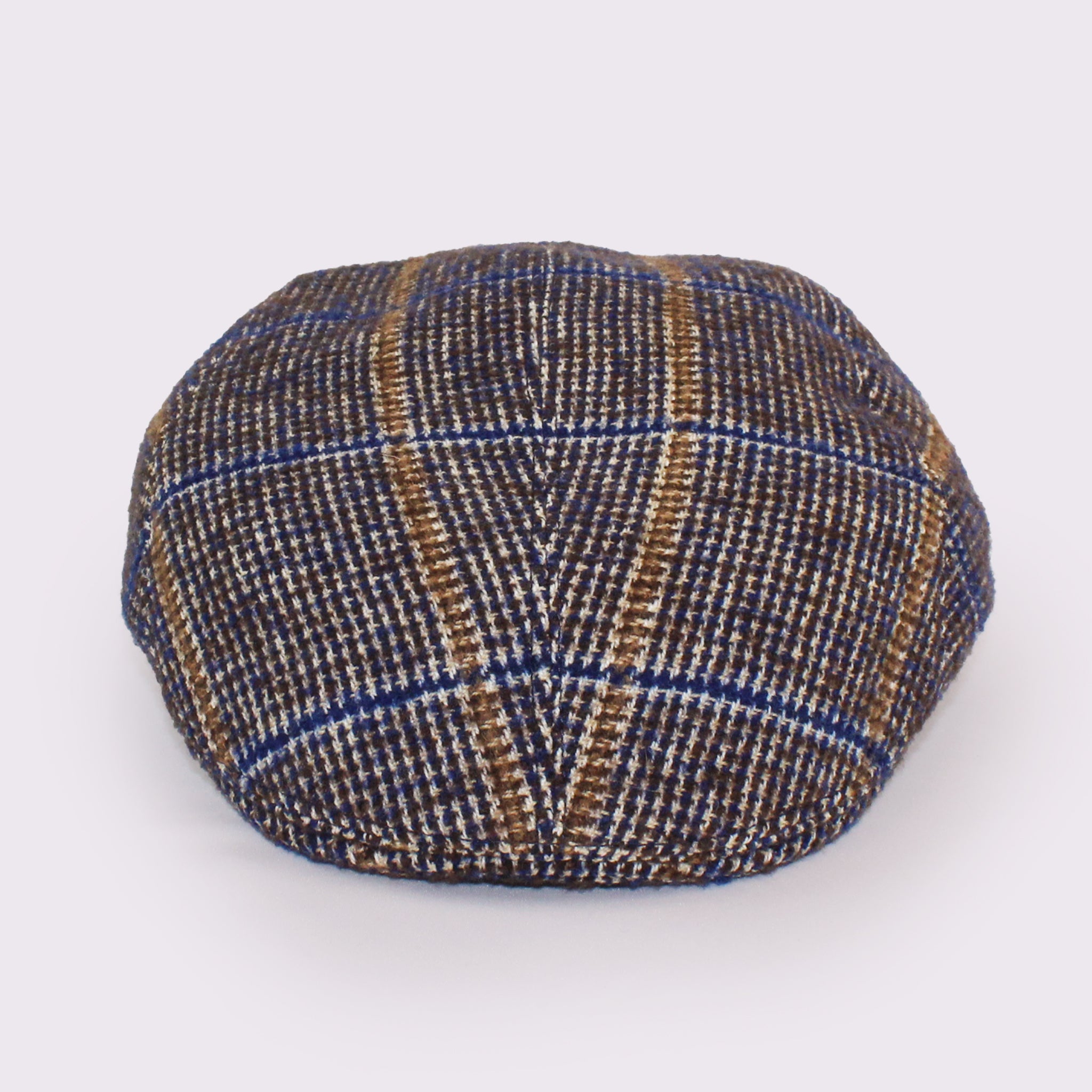 Wigens / ウィゲンズ　Ivy Modern plaid tweed Cap　モダンチェックツイードハンチング