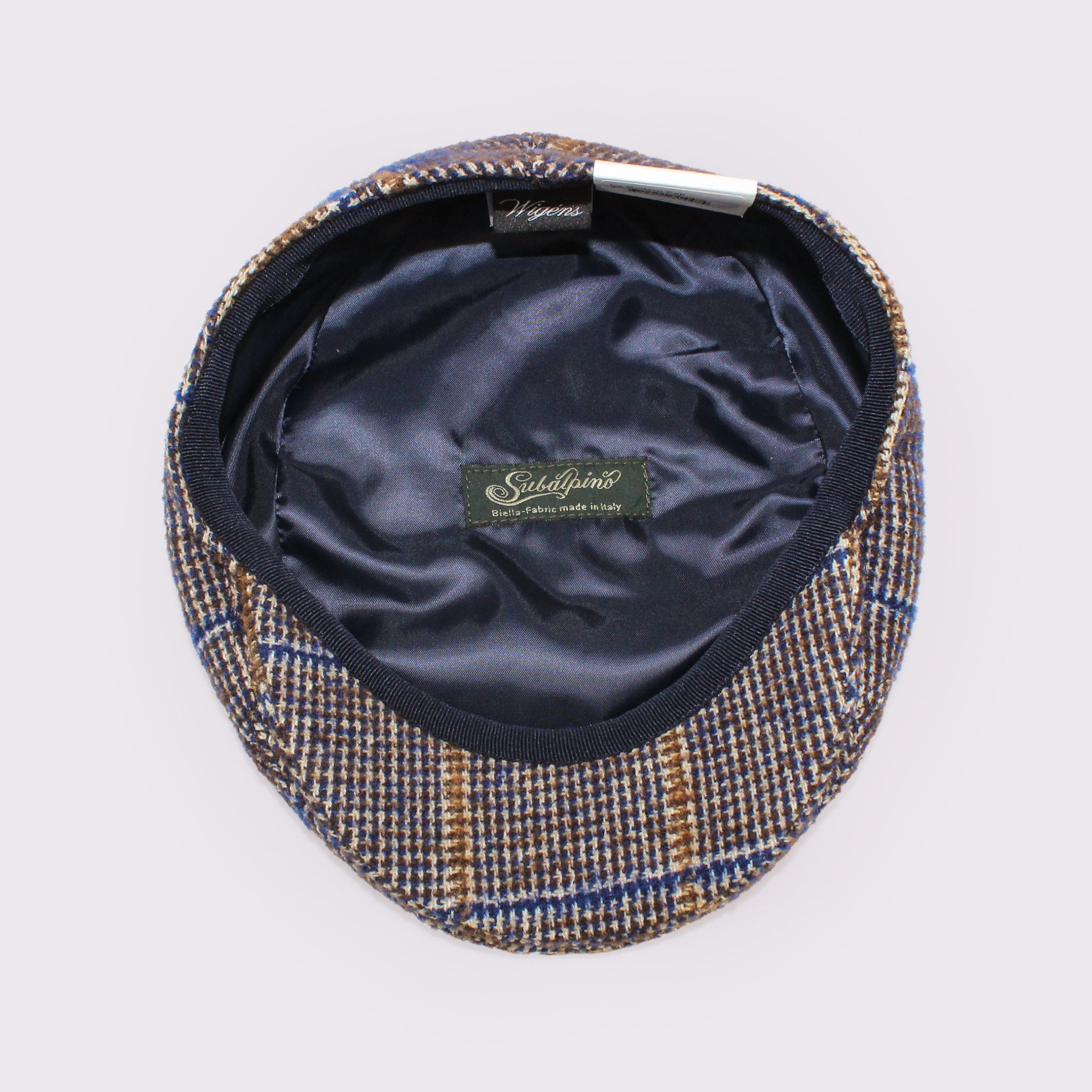 Wigens / ウィゲンズ　Ivy Modern plaid tweed Cap　モダンチェックツイードハンチング