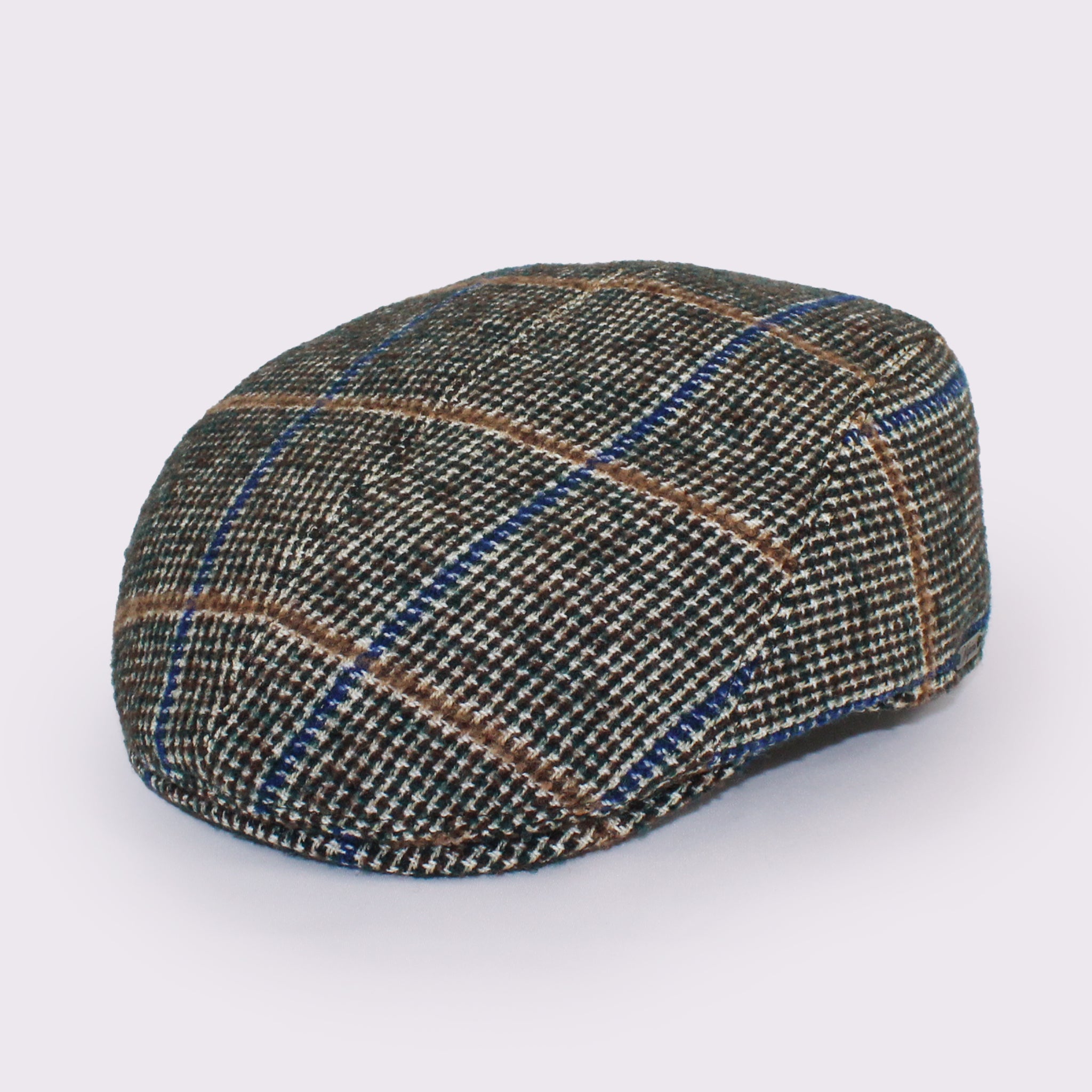 Wigens / ウィゲンズ　Ivy Modern plaid tweed Cap　モダンチェックツイードハンチング